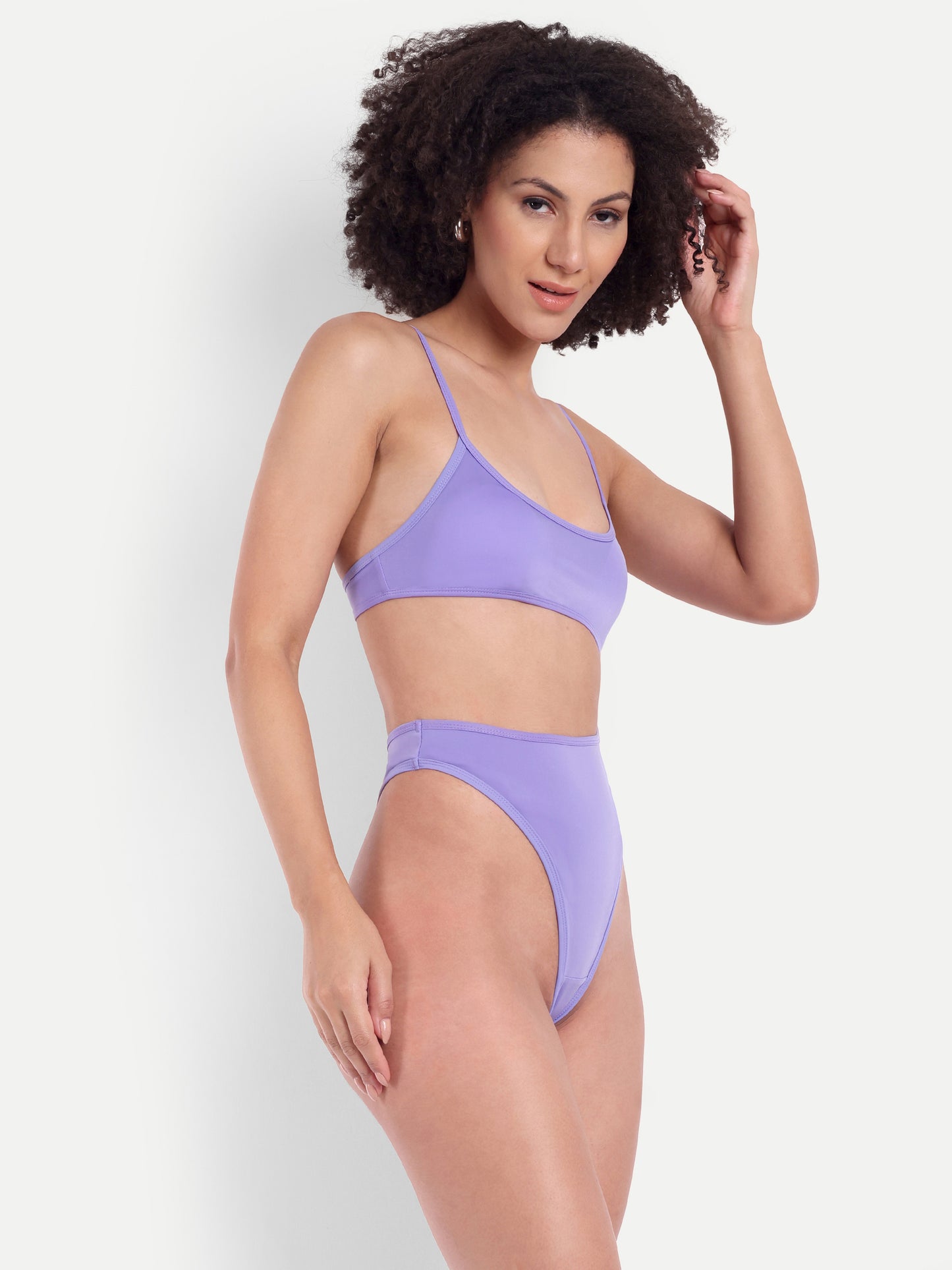 CINDY LILAC  SWIMSUIT WITH SARONG