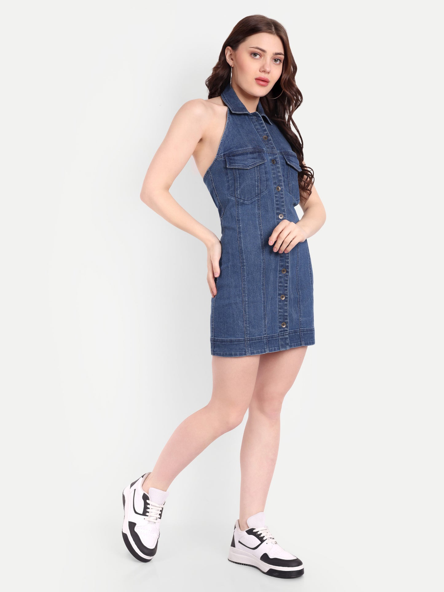 STACEY DENIM DRESS