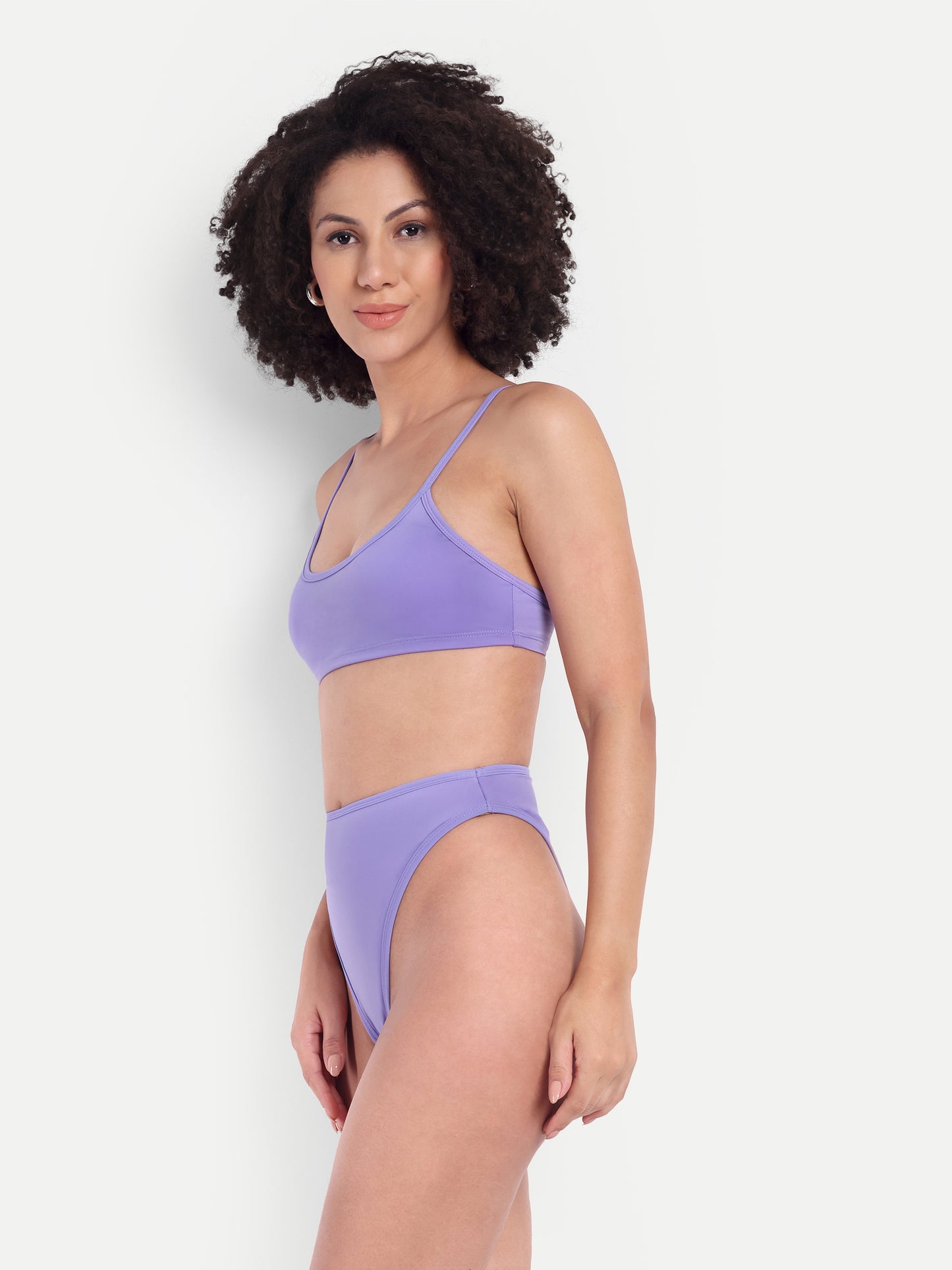 CHRISTY BIKINI SET IN LILAC WITH SARONG