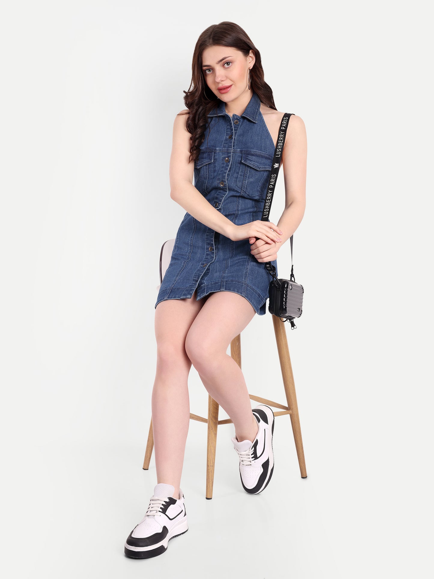 STACEY DENIM DRESS