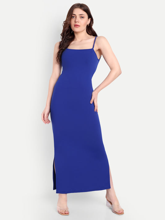 SOPHIA LOUNGE DRESS IN LAPIS BLUE