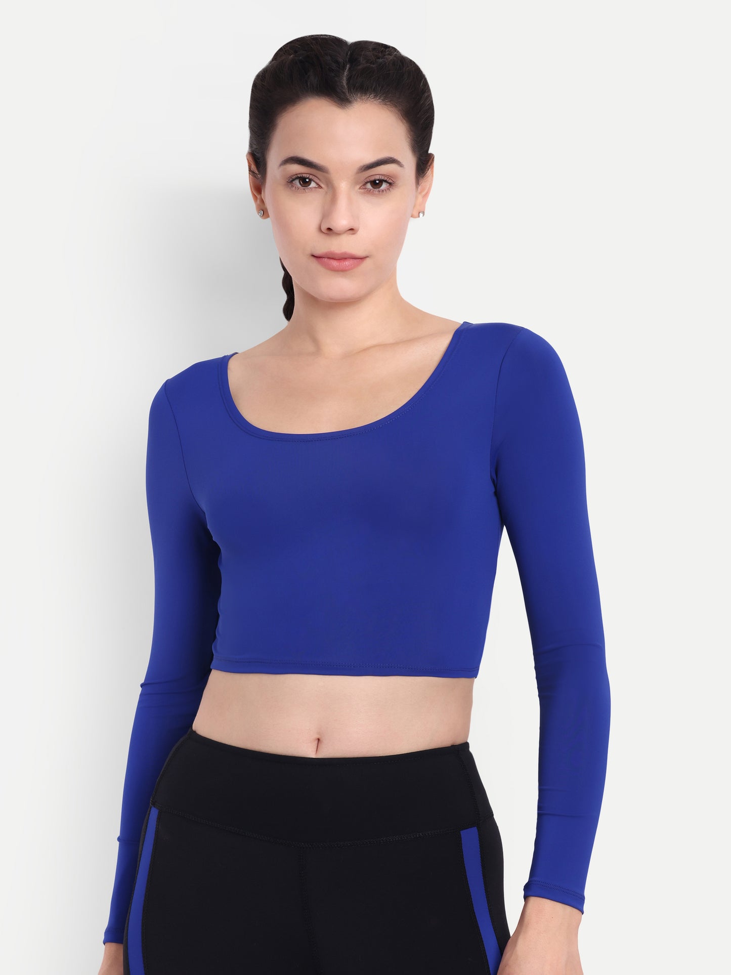 BLAKE CROP TOP IN LAPIS BLUE