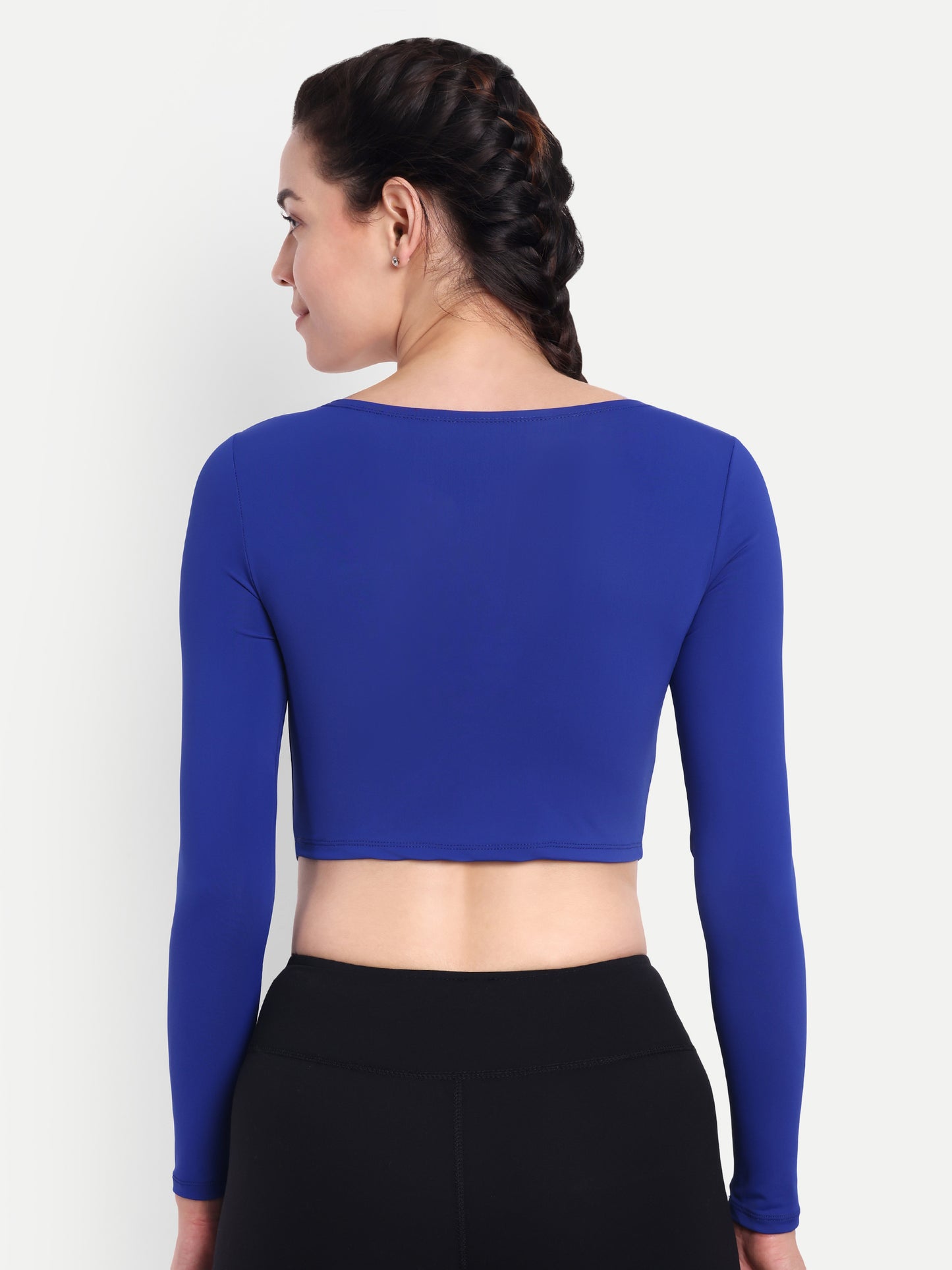 BLAKE CROP TOP IN LAPIS BLUE