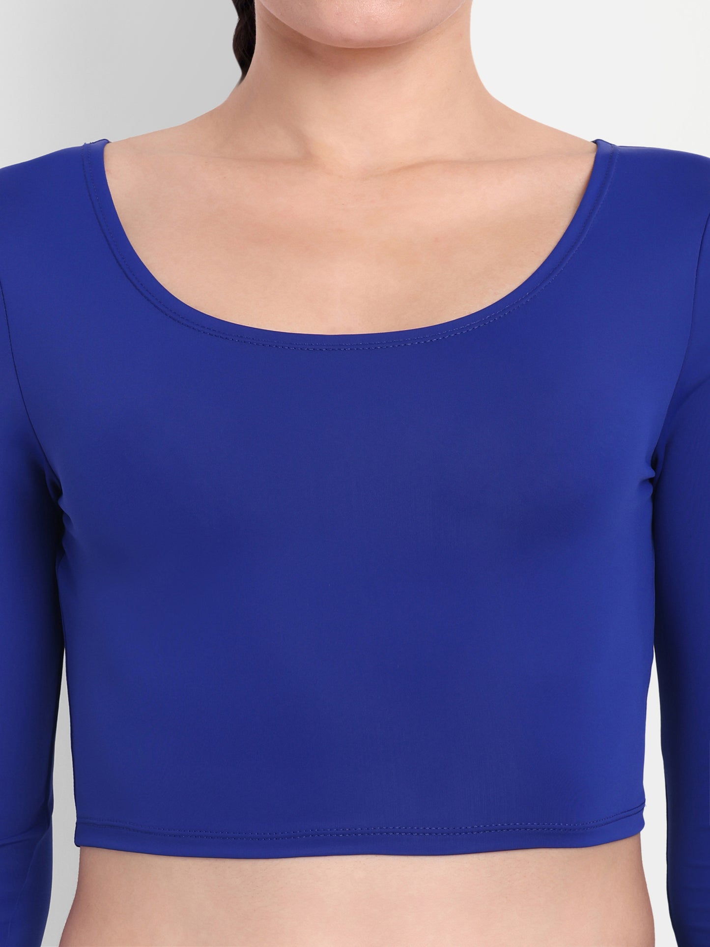 BLAKE CROP TOP IN LAPIS BLUE