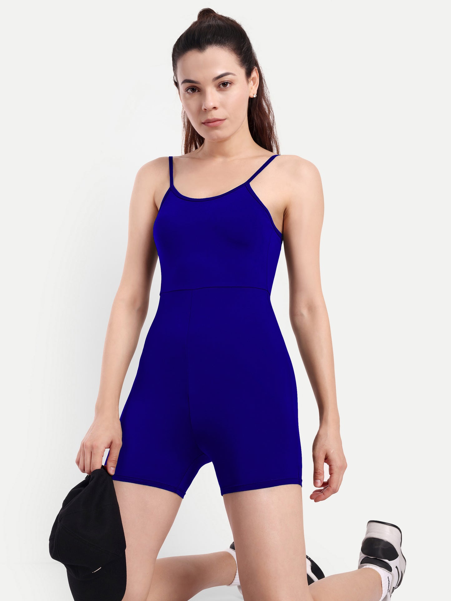 GIA PLAY SUIT IN LAPIS BLUE