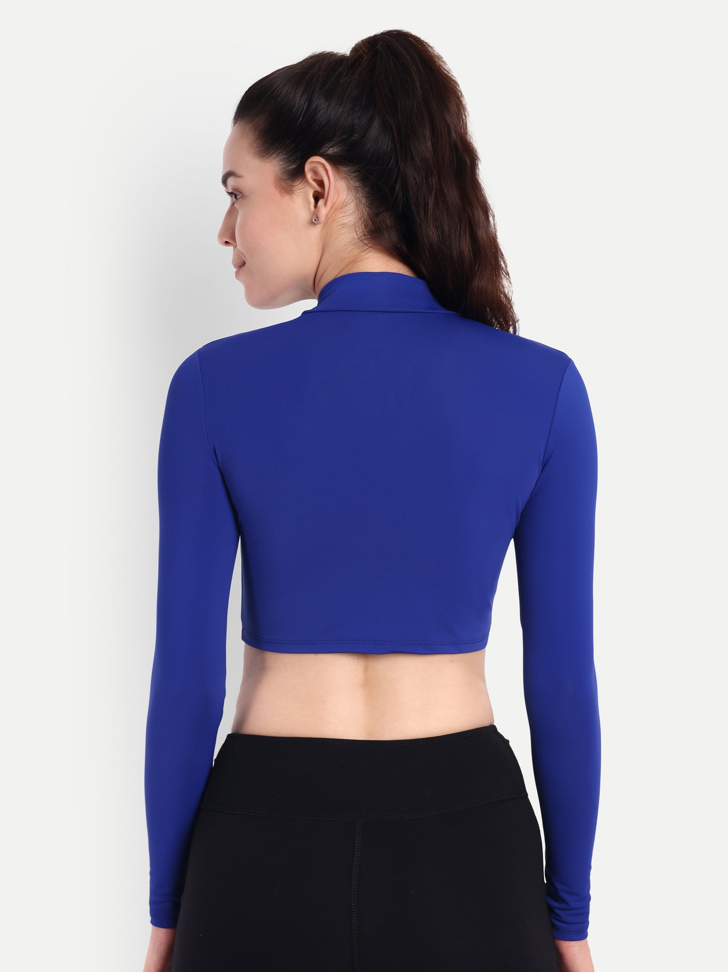 ELLE CROP TOP IN LAPIS BLUE