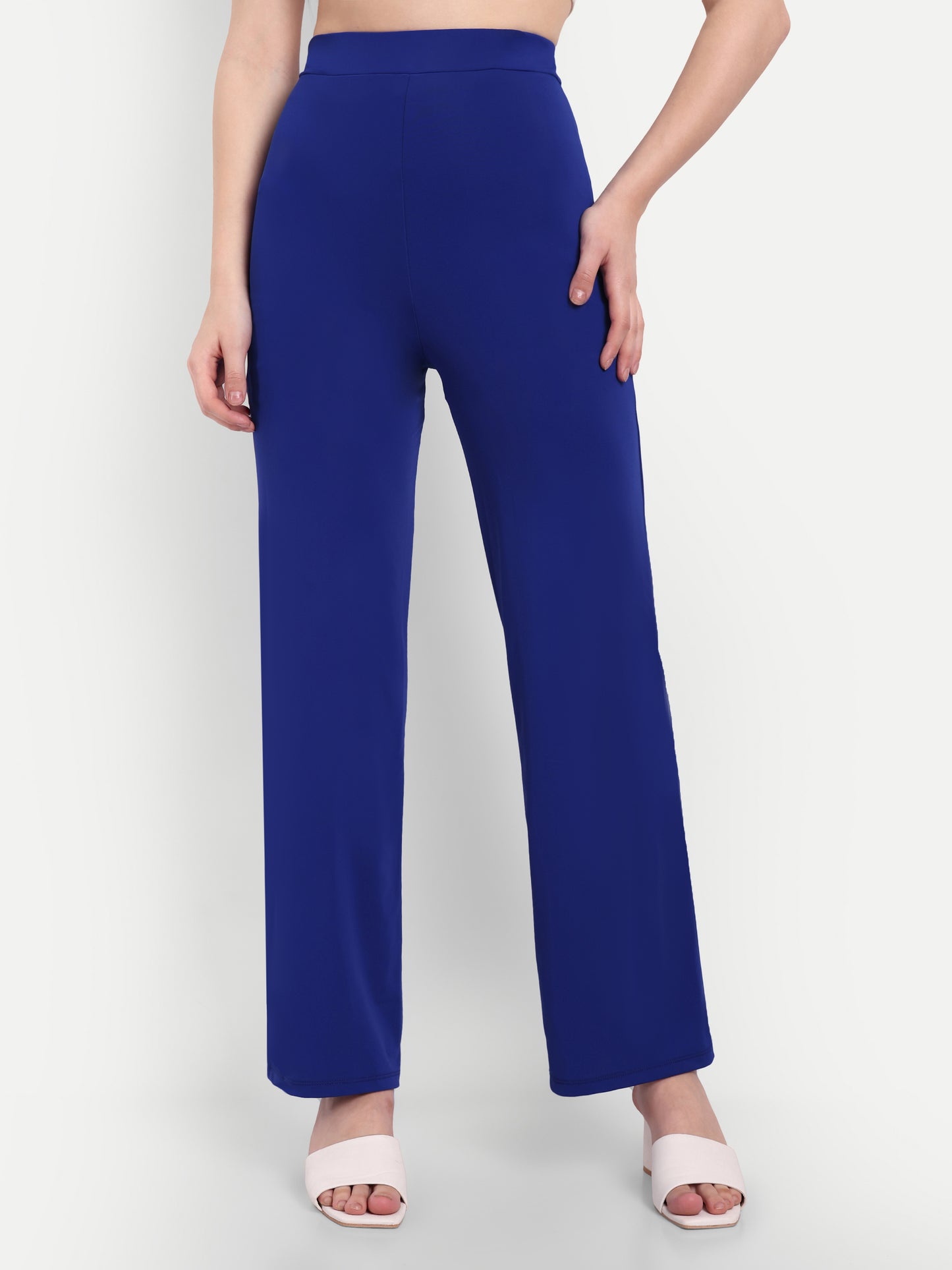 JULIA FLARED PANTS IN LAPIS BLUE