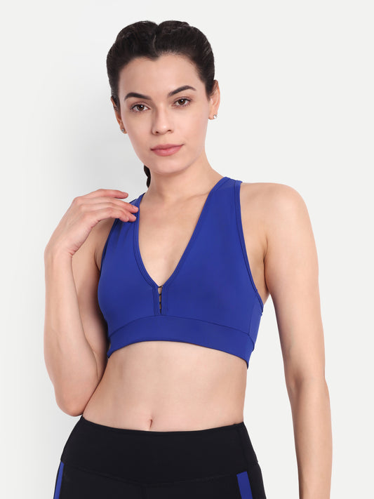 NATALIA SPORTS BRA IN LAPIS BLUE