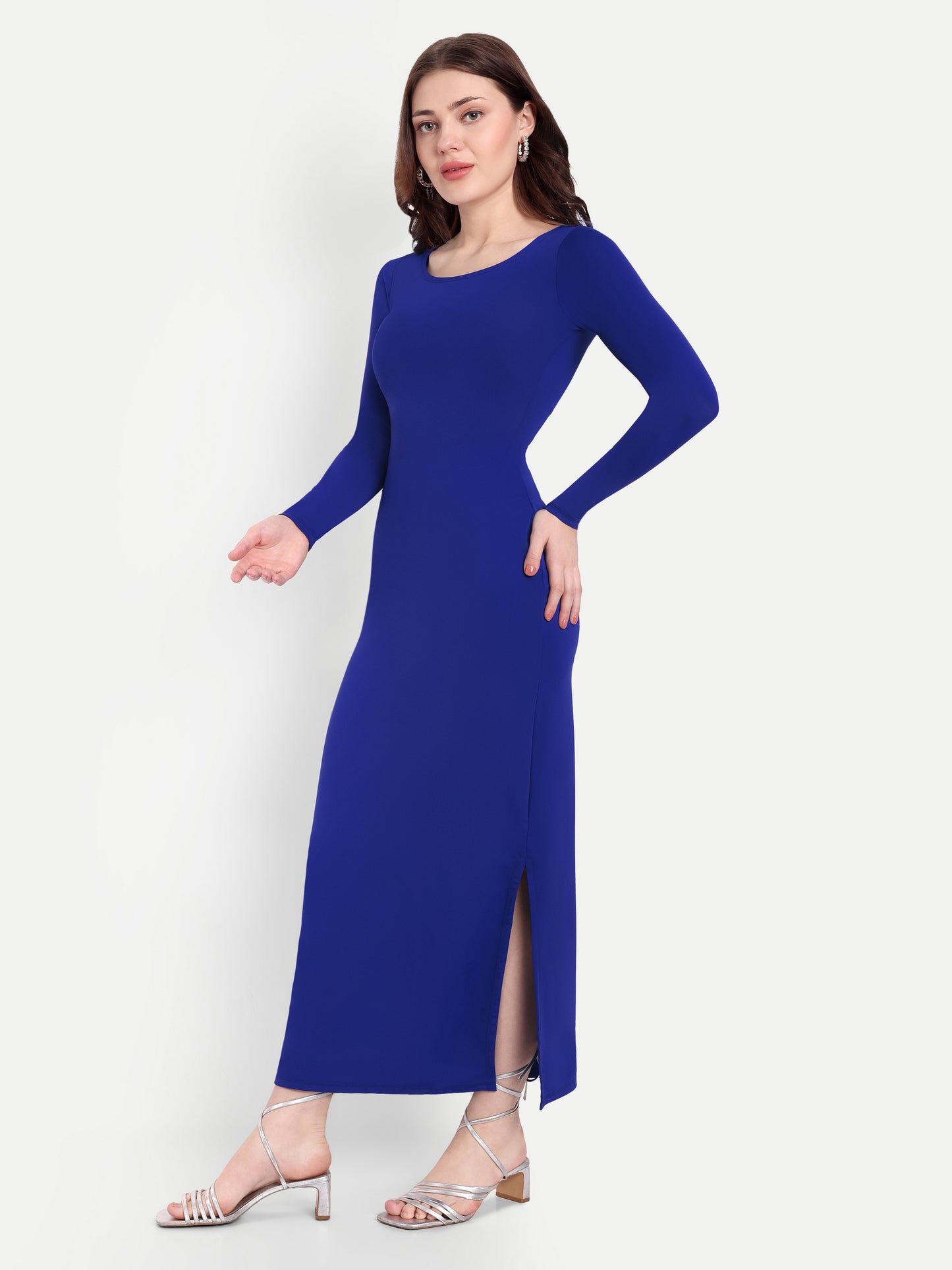 NADIA LOUNGE DRESS IN LAPIS BLUE