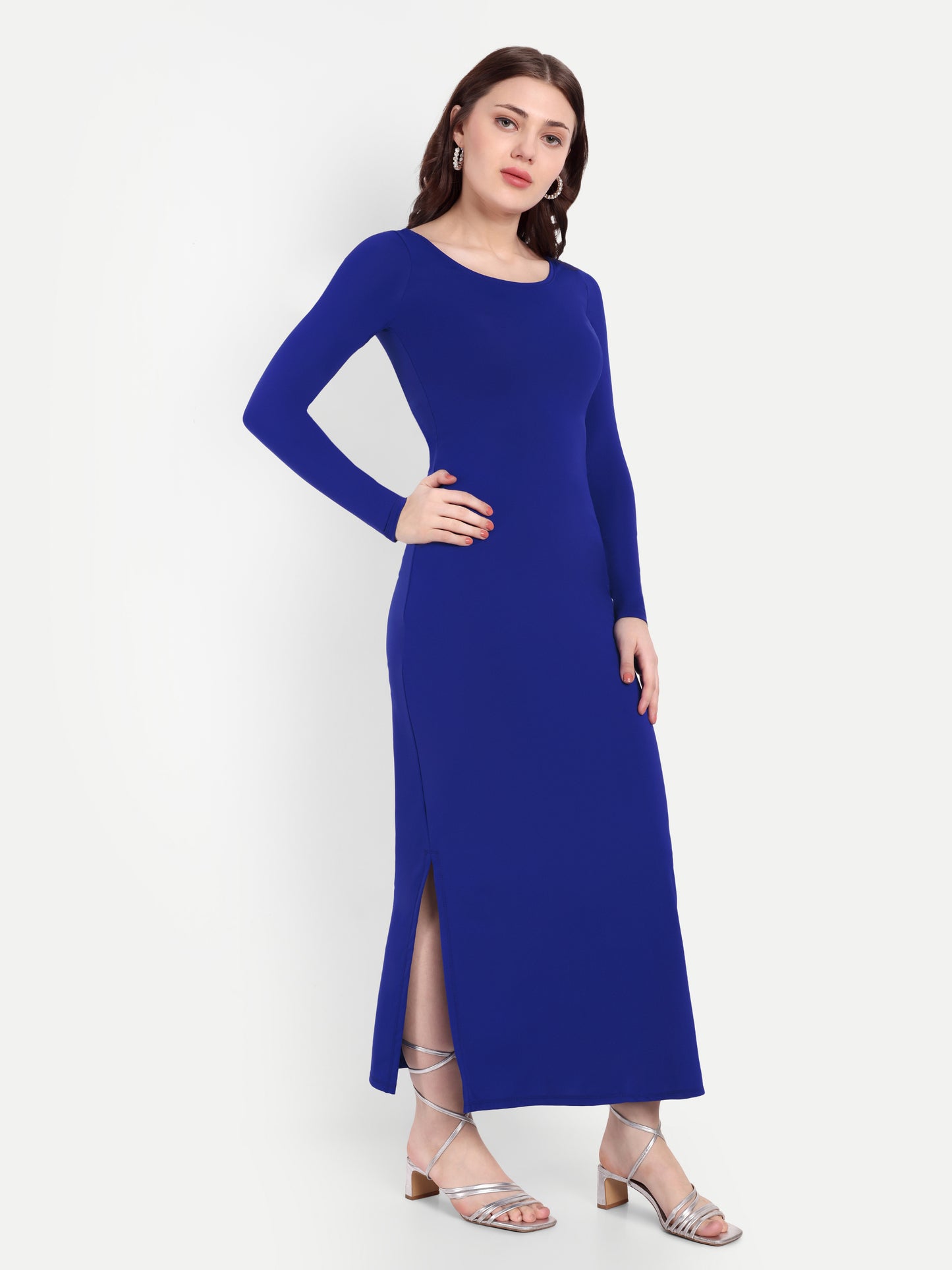 NADIA LOUNGE DRESS IN LAPIS BLUE