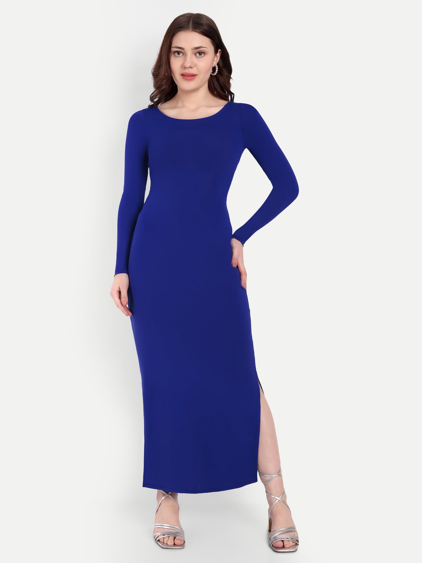 NADIA LOUNGE DRESS IN LAPIS BLUE