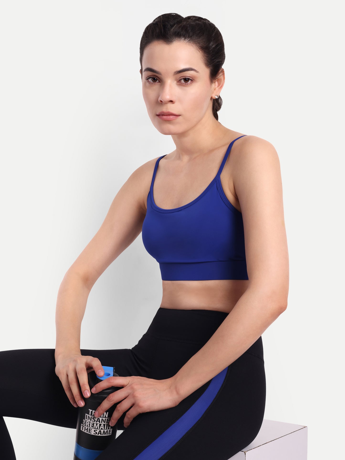 DEBBIE SPORTS BRA IN LAPIS BLUE