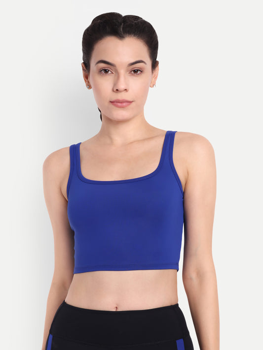 LOLA TANK TOP IN LAPIS BLUE