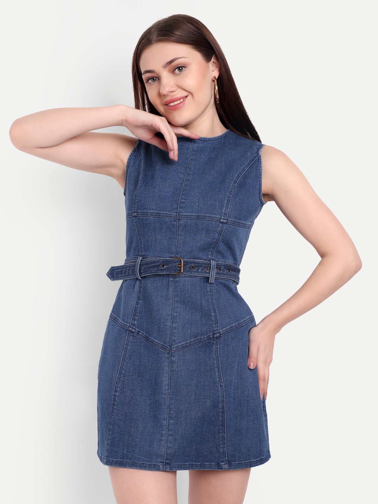 CLAIRE DENIM DRESS