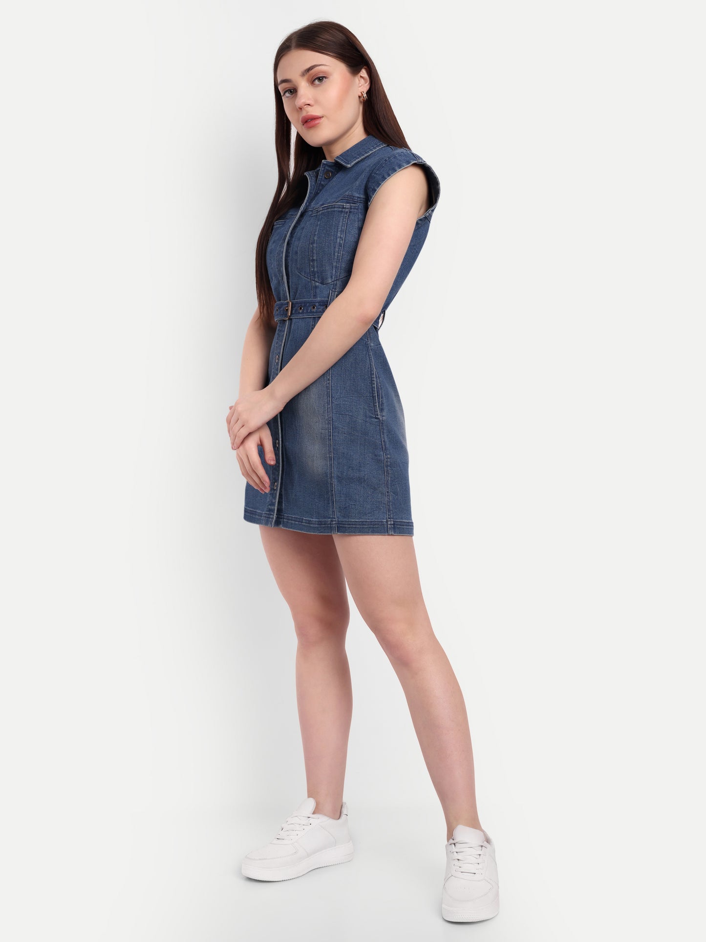 FAYE DENIM DRESS