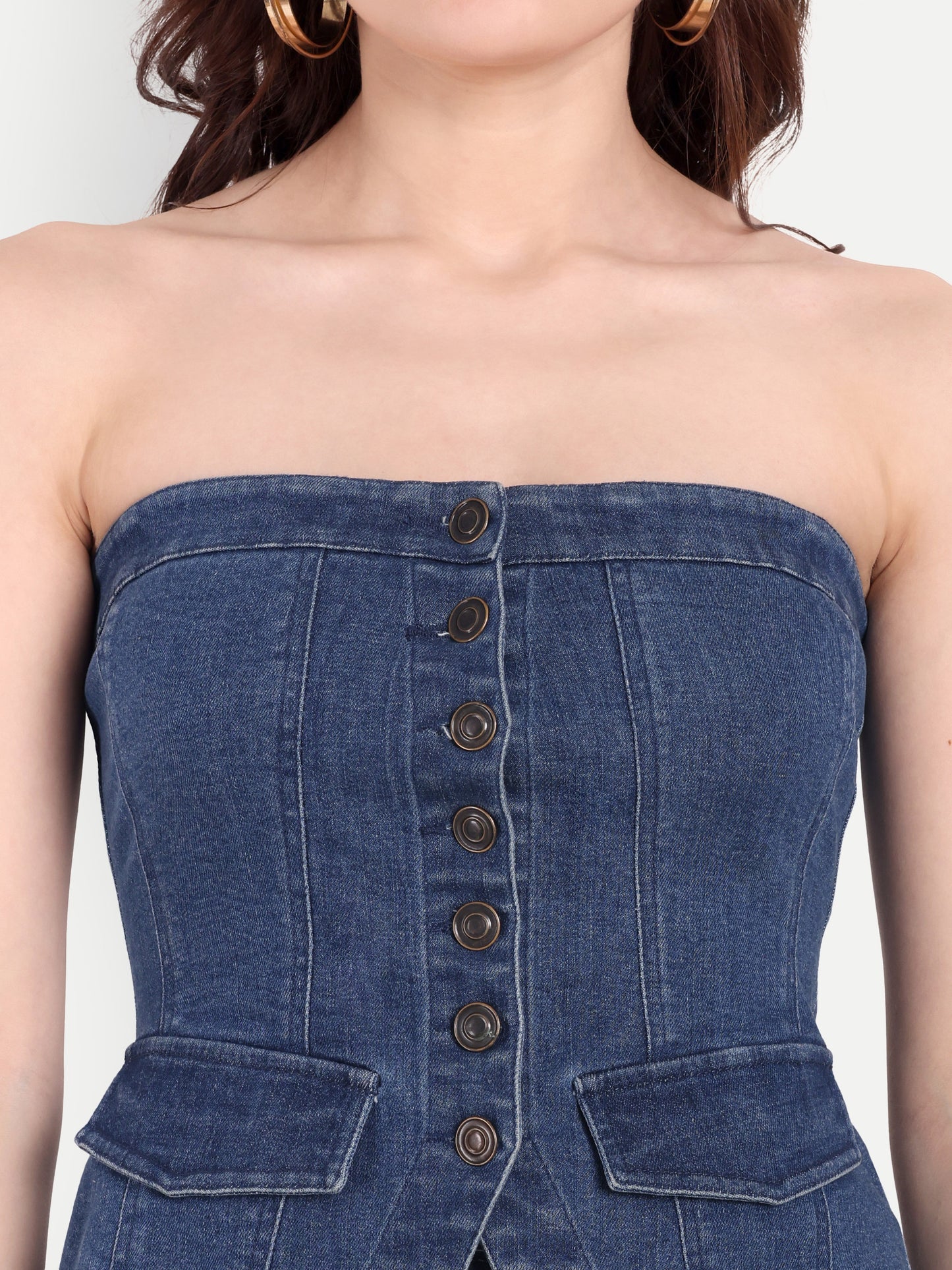 HAILEY BUTTON DOWN CORSET