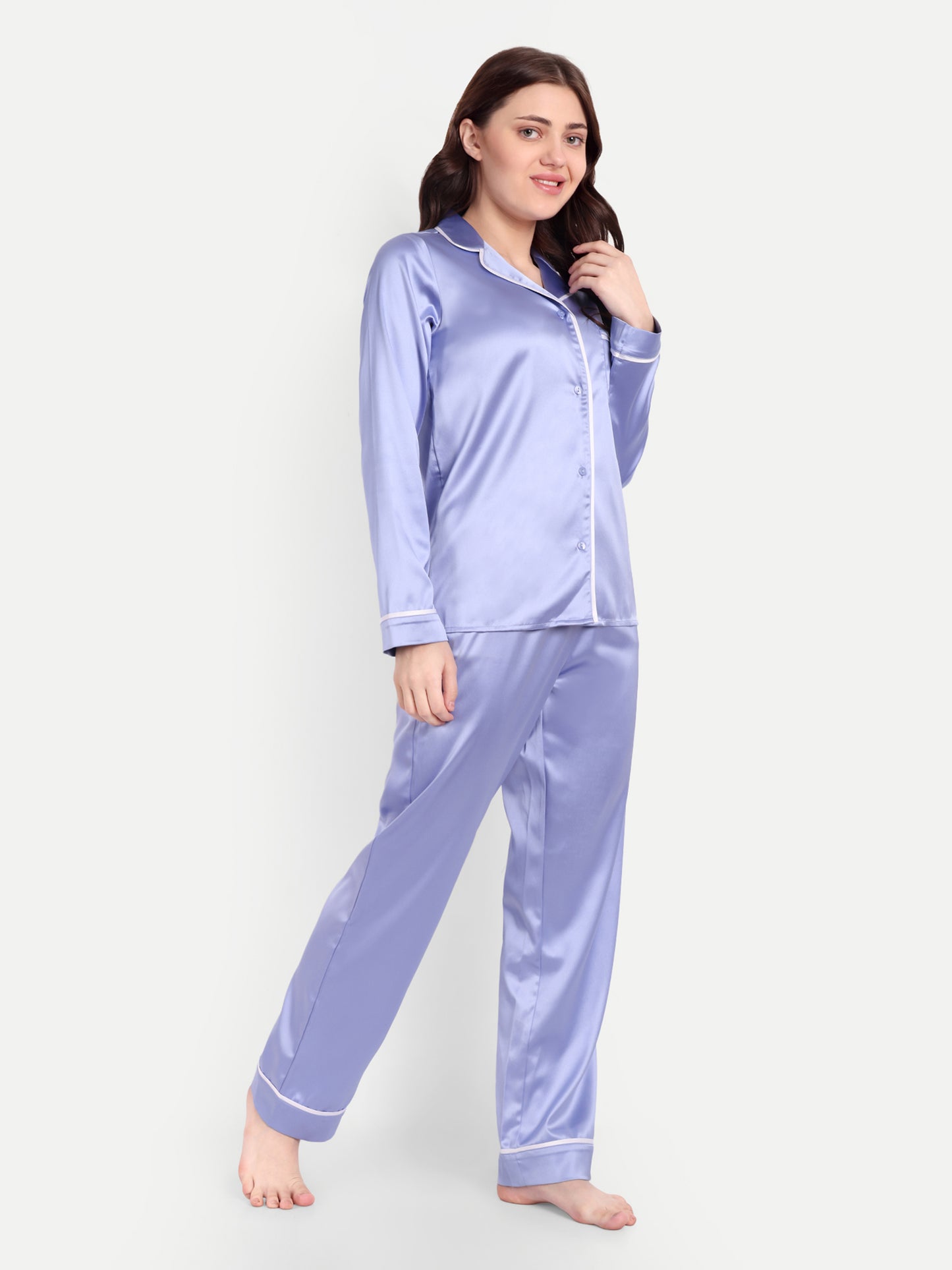 ANNA SLEEP SET IN PERIWINKLE BLUE