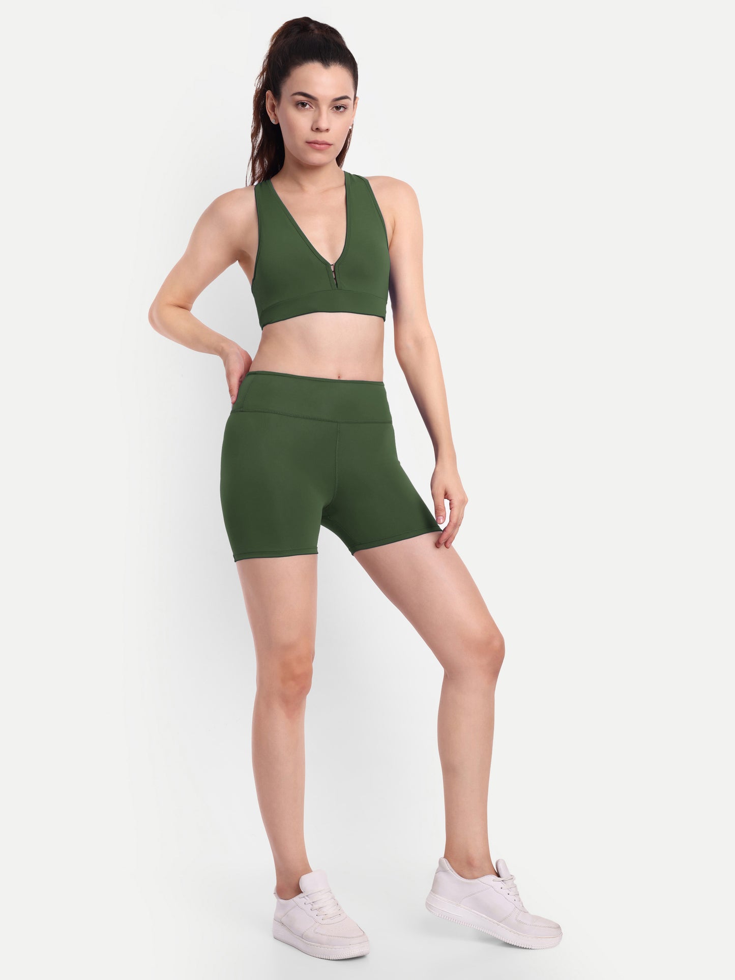 ALICIA SHORTS IN OLIVE