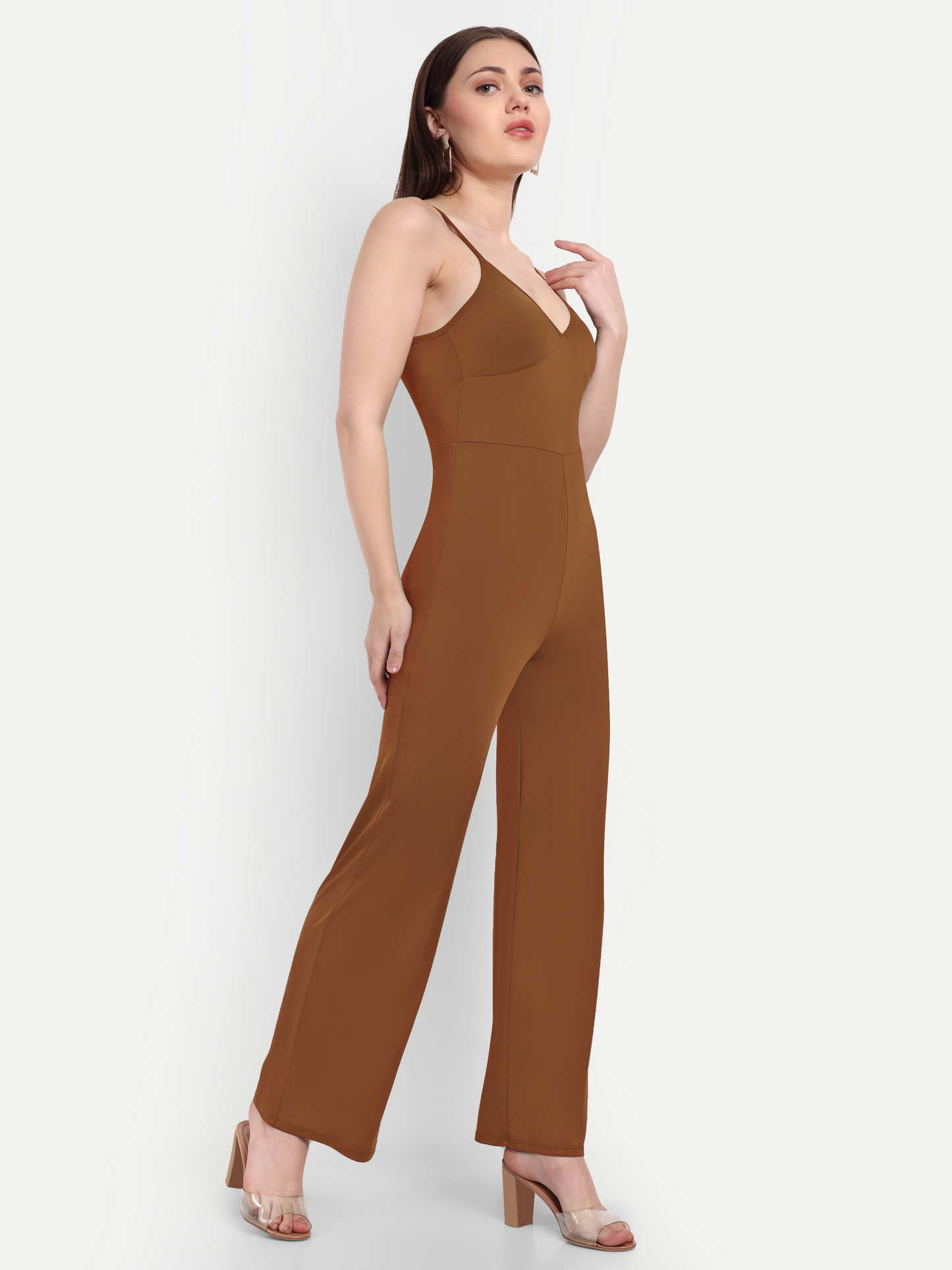 AMELIA BODYSUIT IN CHOCOLATE BROWN