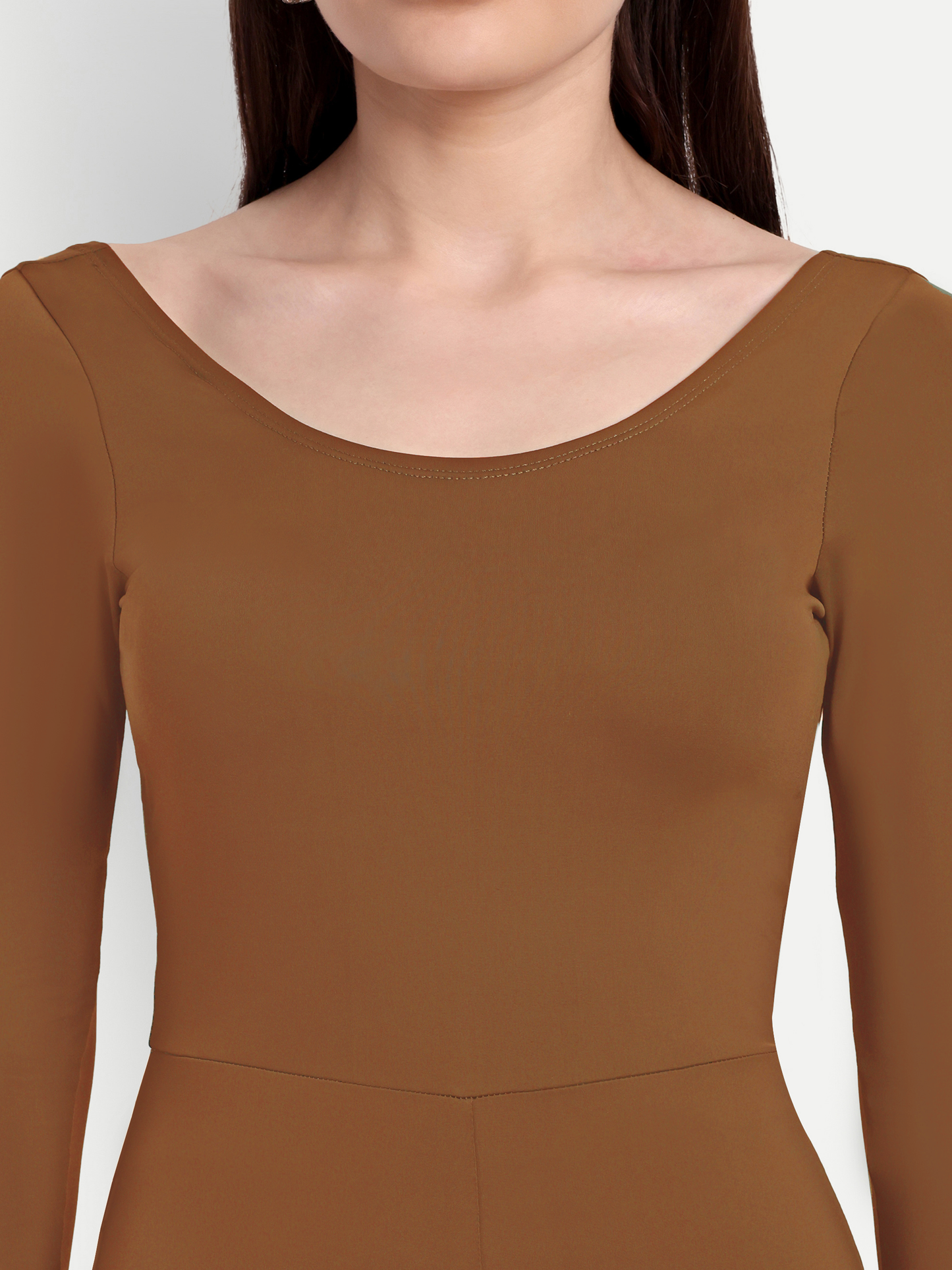 ARINA BODYSUIT IN CHOCOLATE BROWN