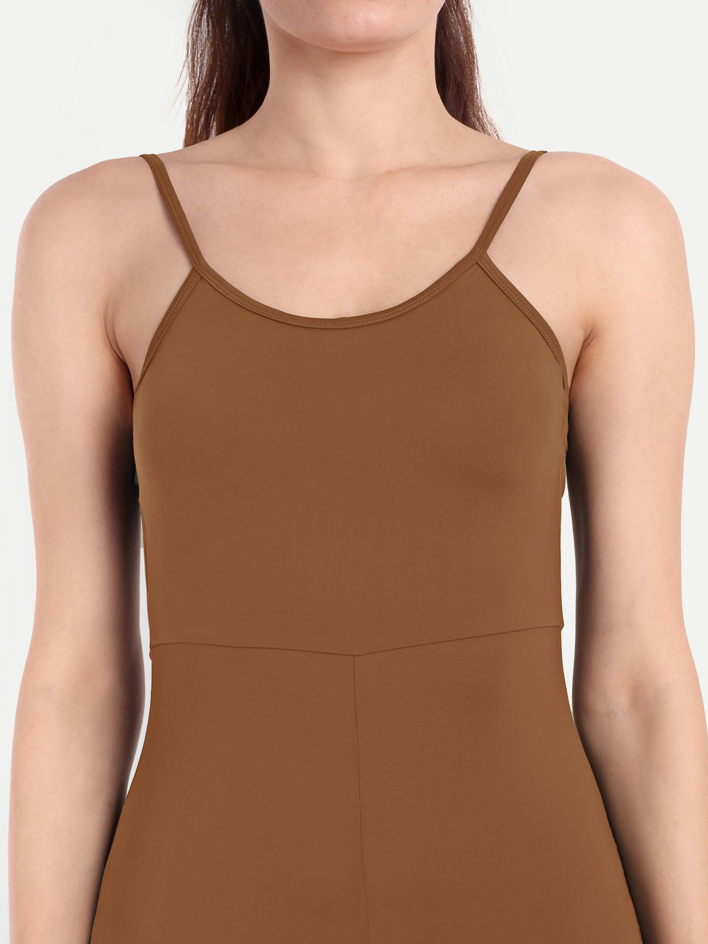 GIGI PLAY SUIT IN CHOCOLATE BROWN