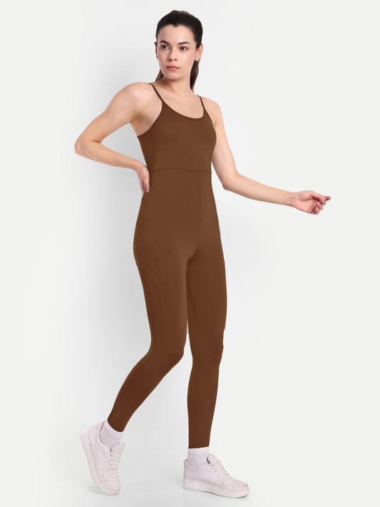 ISA BODYSUIT IN CHOCOLATE BROWN