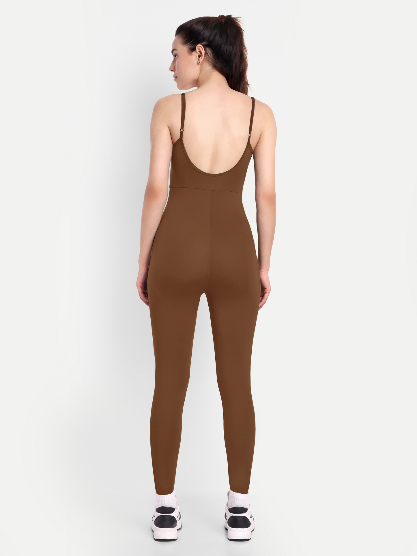 LYLA BODYSUIT IN CHOCOLATE BROWN