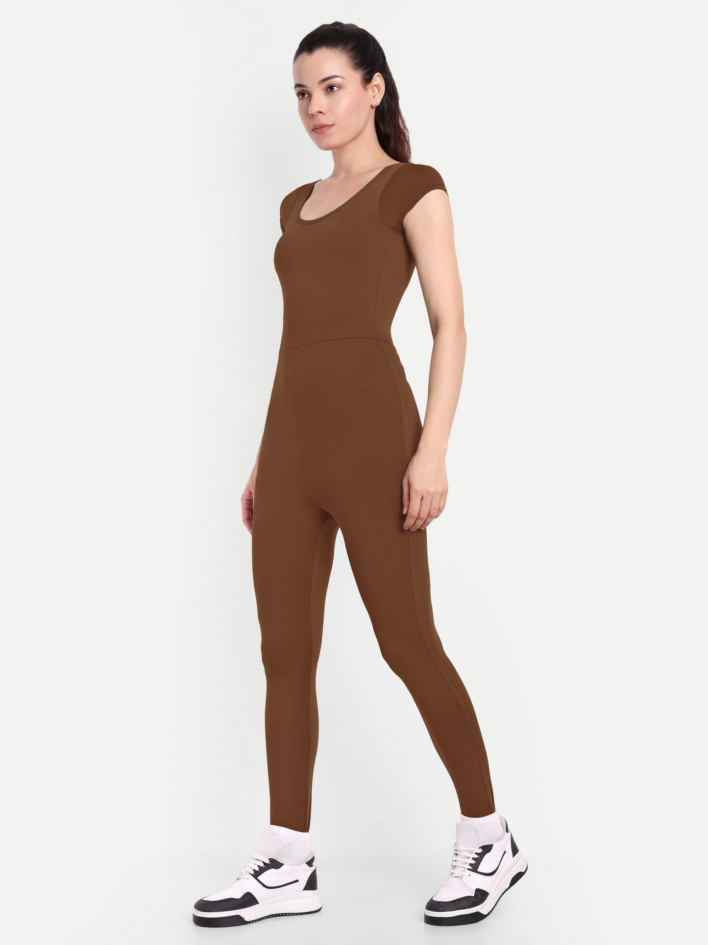 MARA BODYSUIT IN CHOCOLATE BROWN