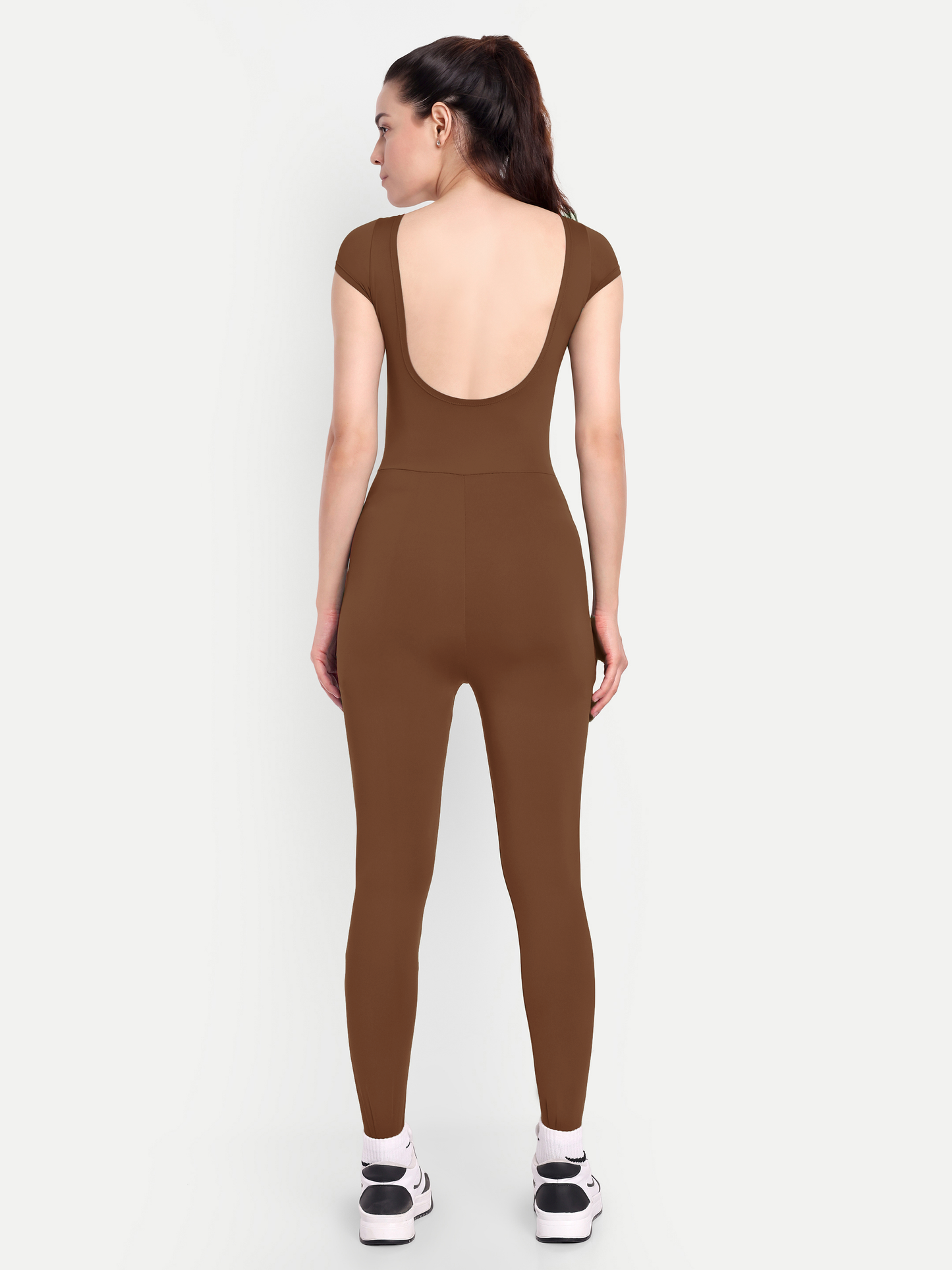 MARA BODYSUIT IN CHOCOLATE BROWN