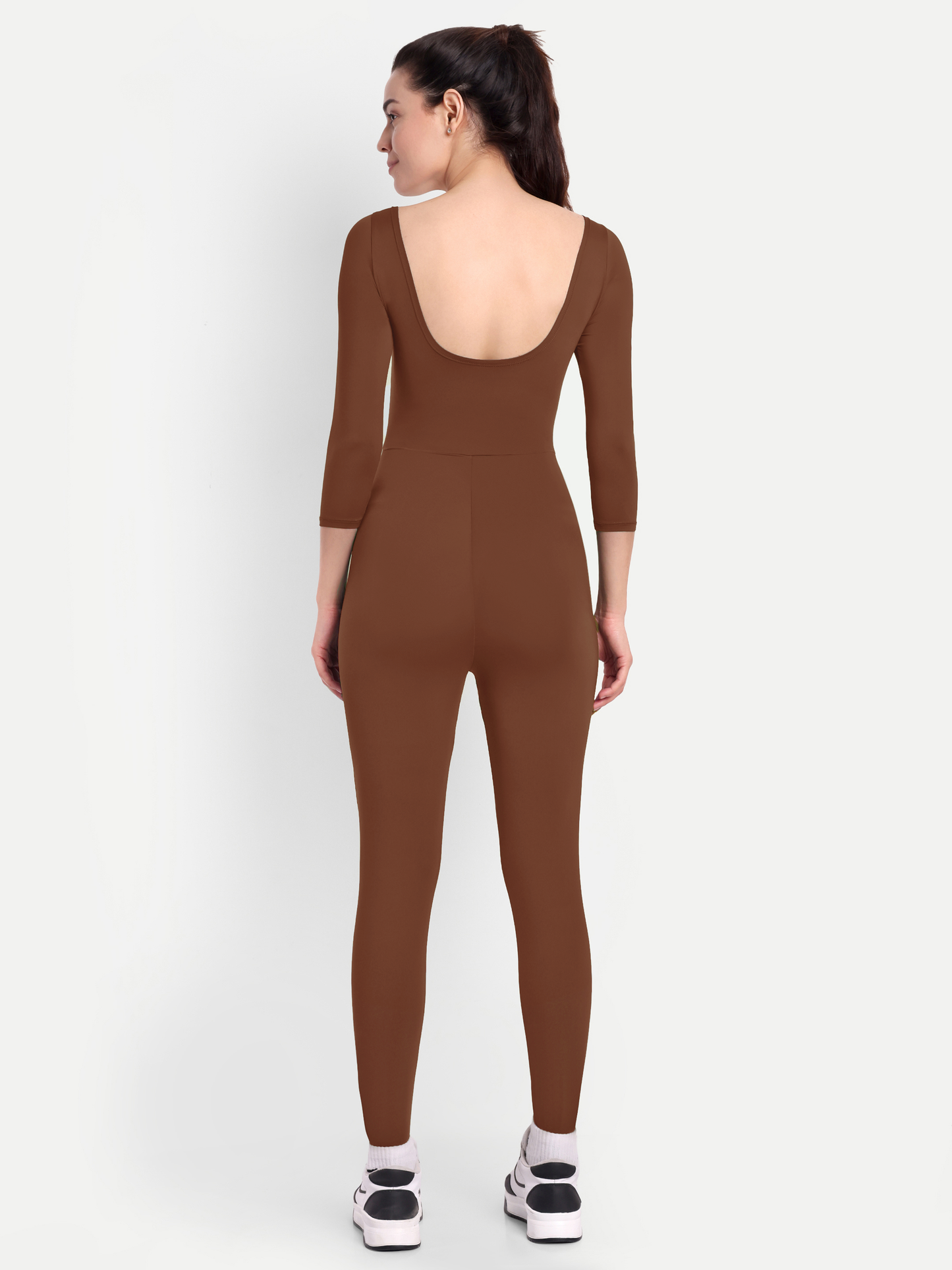 PARIS BODYSUIT IN CHOCOLATE BROWN