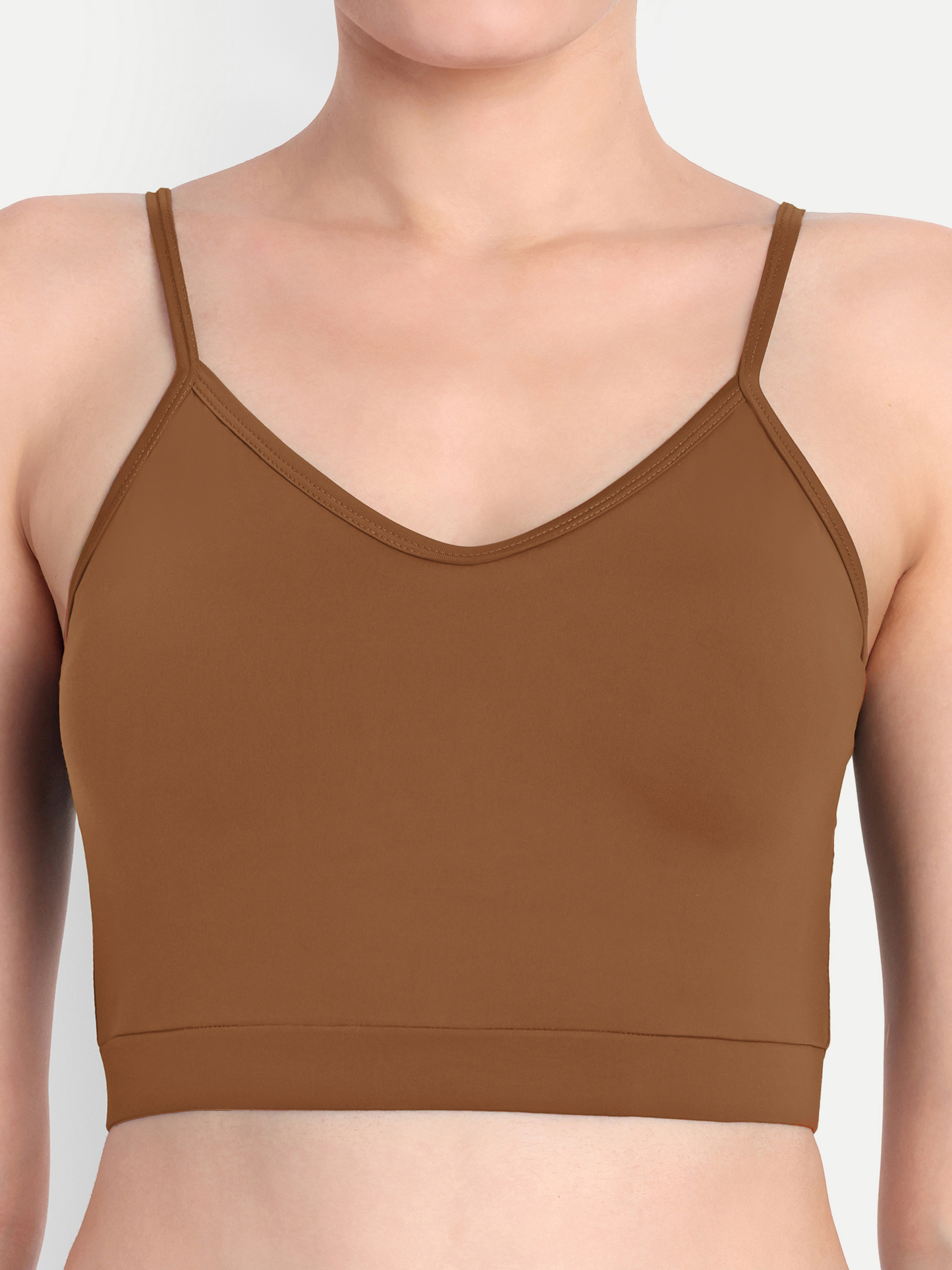 LANA SPORTS BRA IN CHOCOLATE BROWN