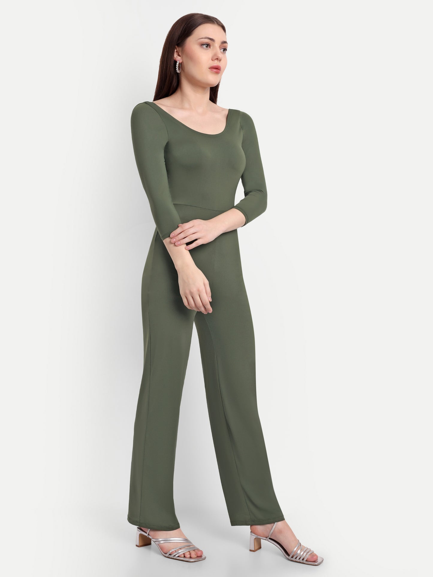 ARINA BODYSUIT IN OLIVE GREEN