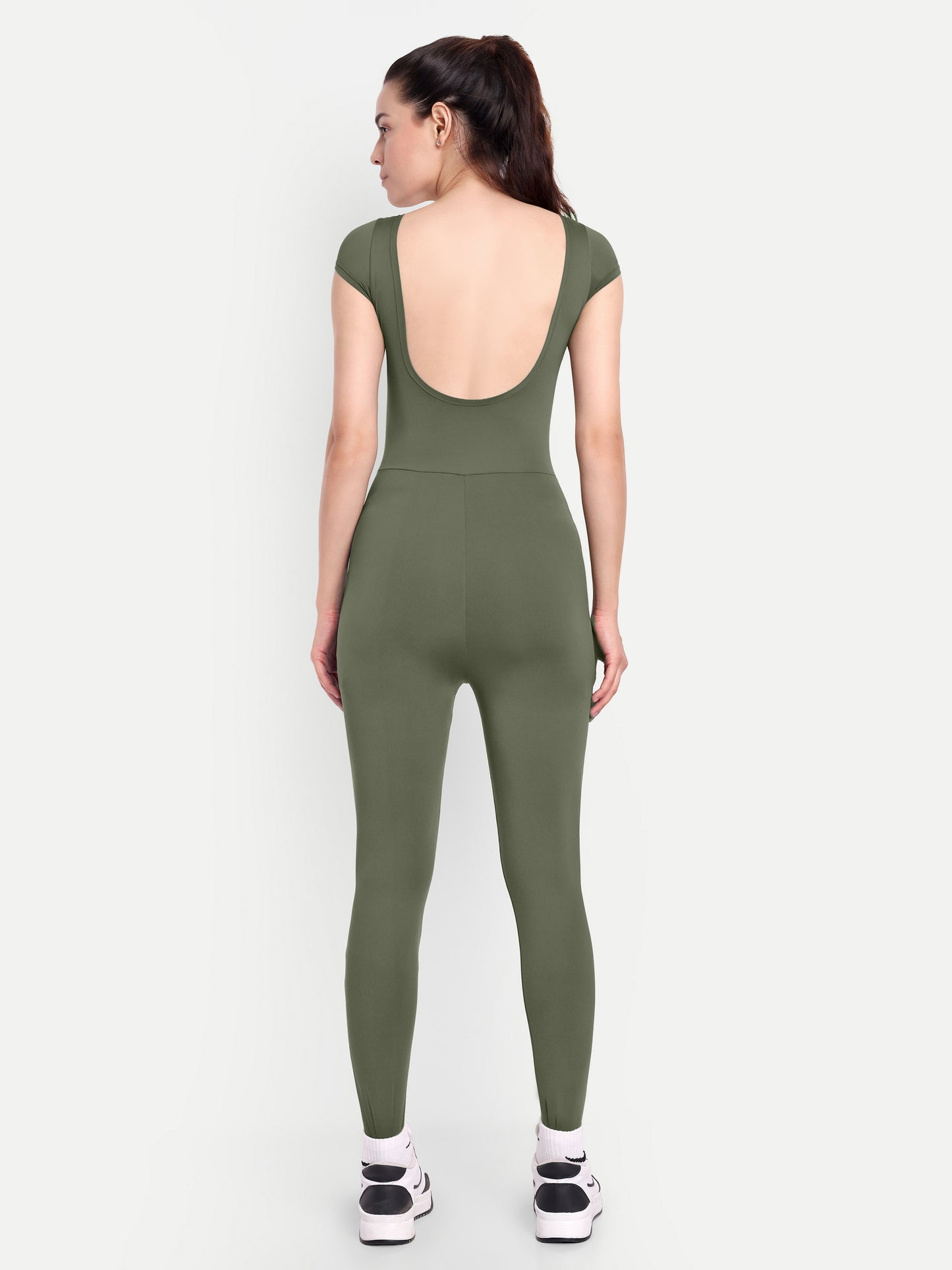 MARA BODYSUIT IN OLIVE GREEN