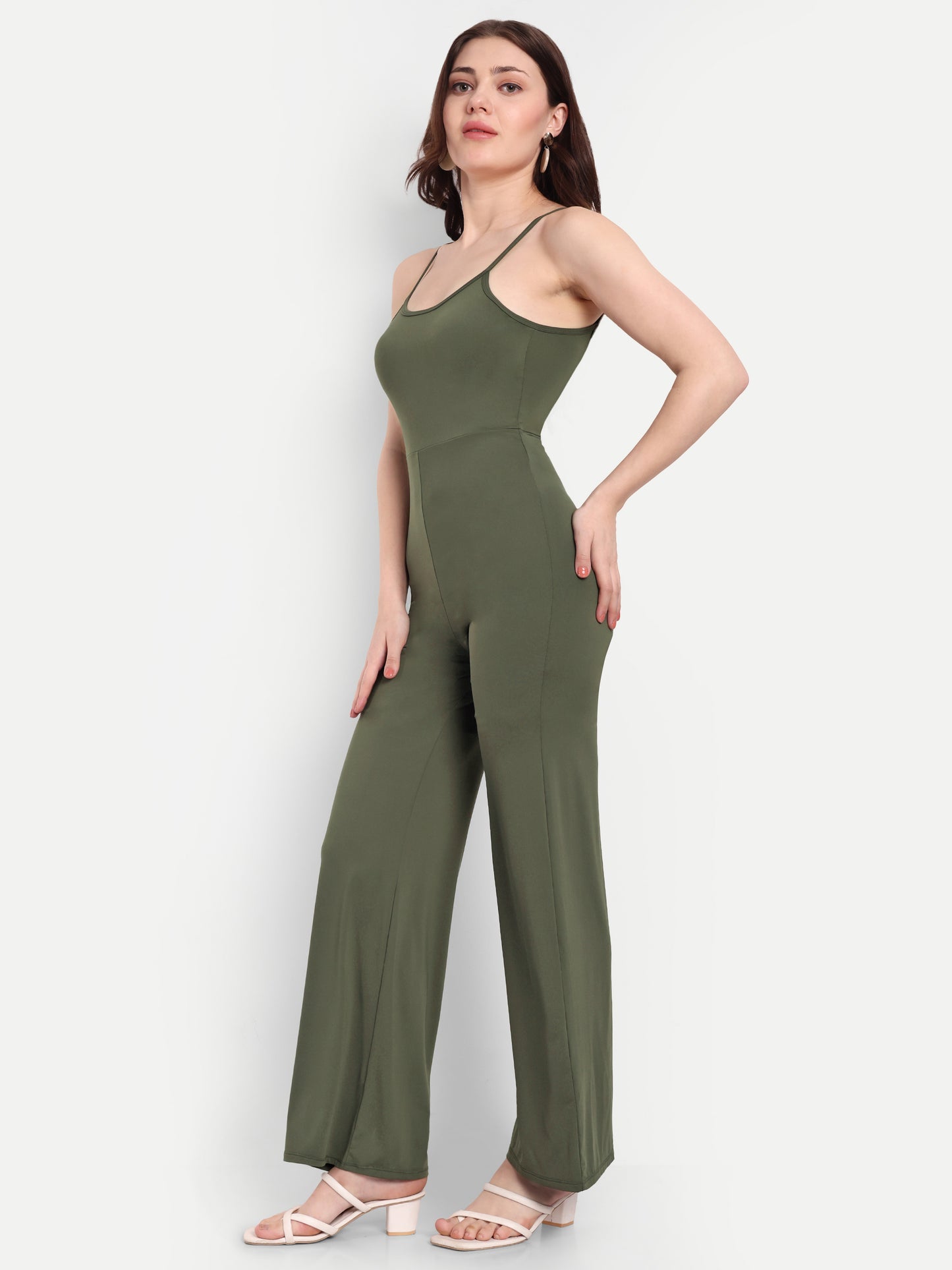 OLIVIA BODYSUIT IN OLIVE GREEN