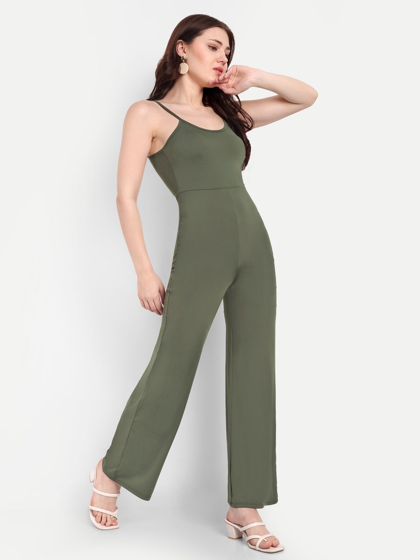 OLIVIA BODYSUIT IN OLIVE GREEN