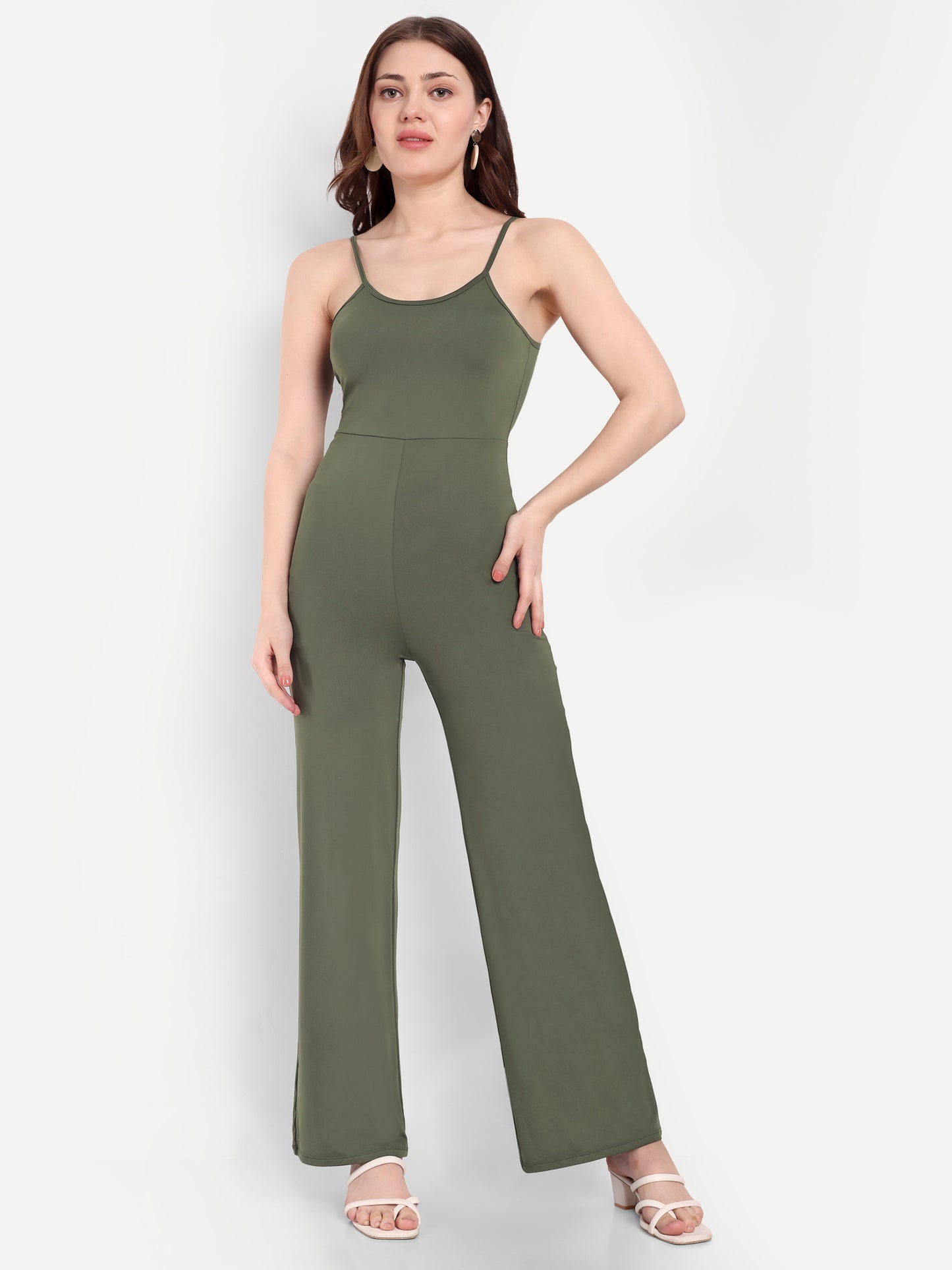 OLIVIA BODYSUIT IN OLIVE GREEN