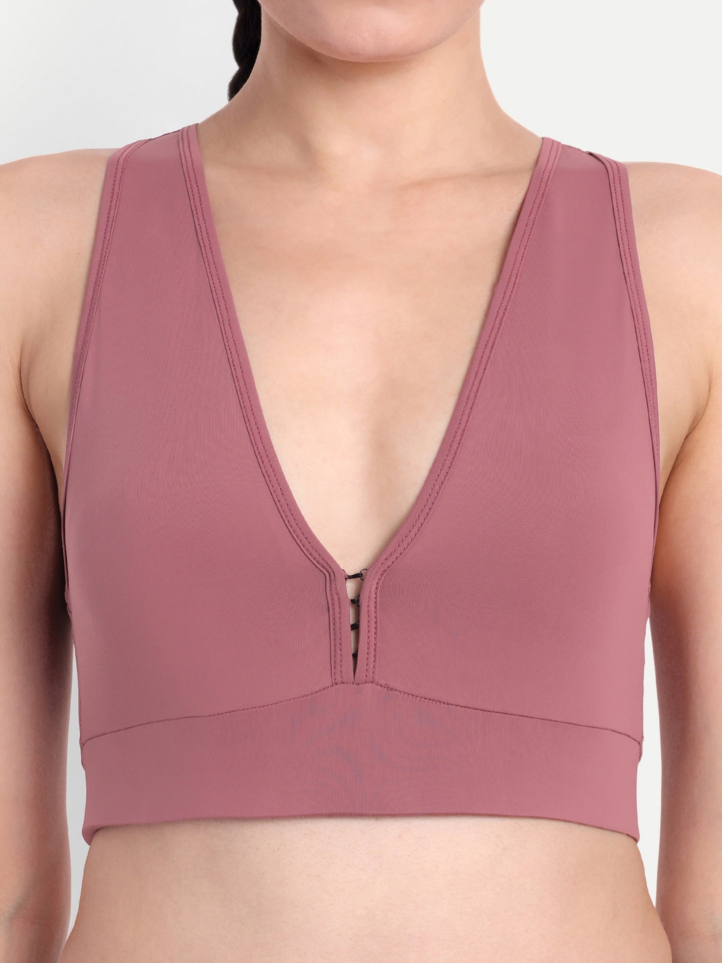 NATALIA SPORTS BRA IN PINK ROSE