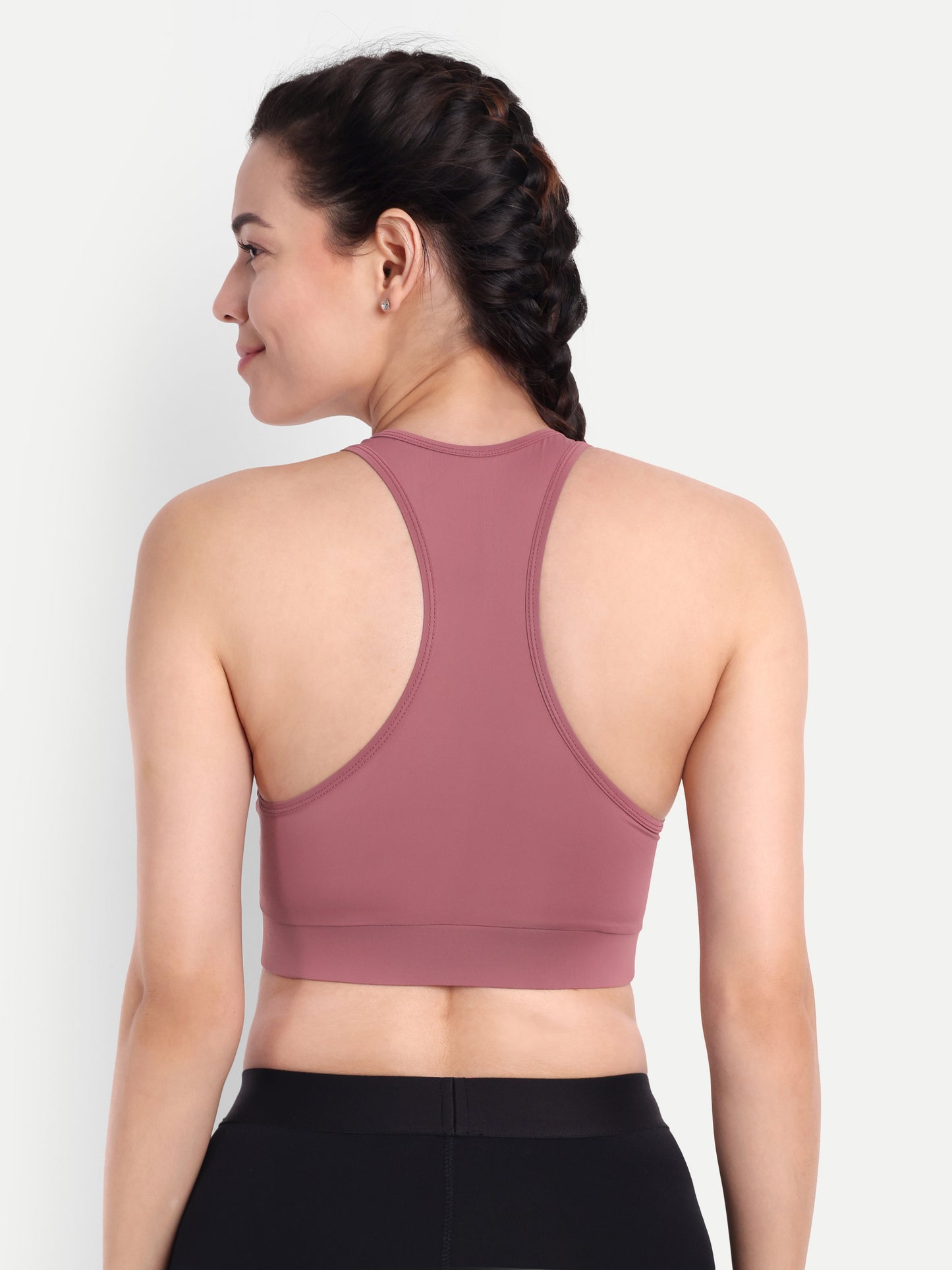 NATALIA SPORTS BRA IN PINK ROSE