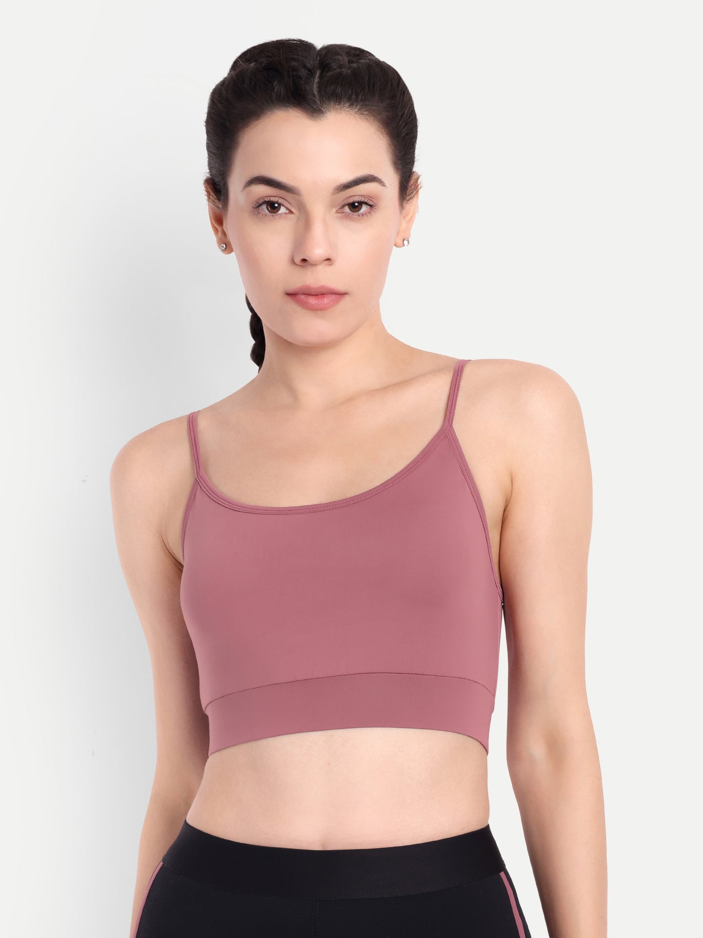 DEBBIE SPORTS BRA IN PINK ROSE