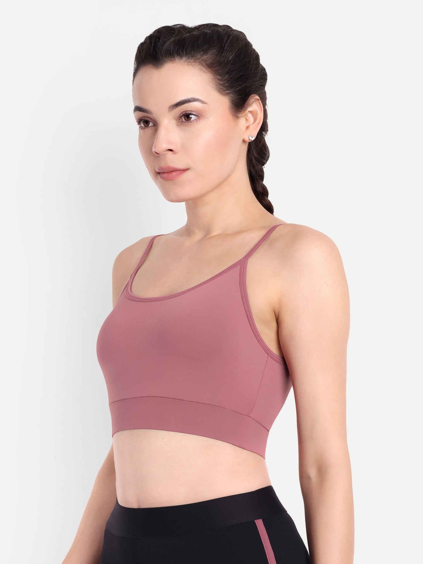 DEBBIE SPORTS BRA IN PINK ROSE