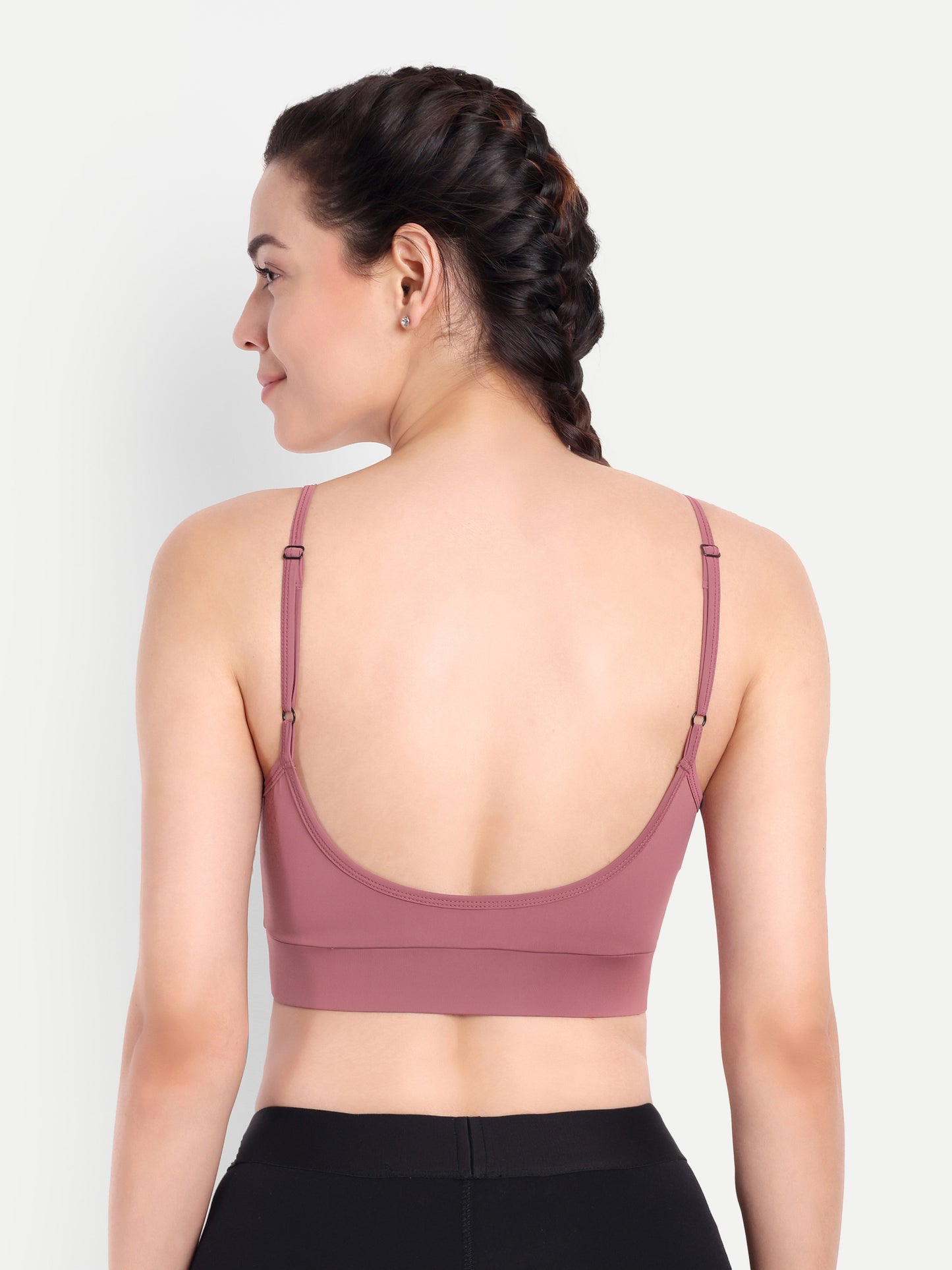 DEBBIE SPORTS BRA IN PINK ROSE