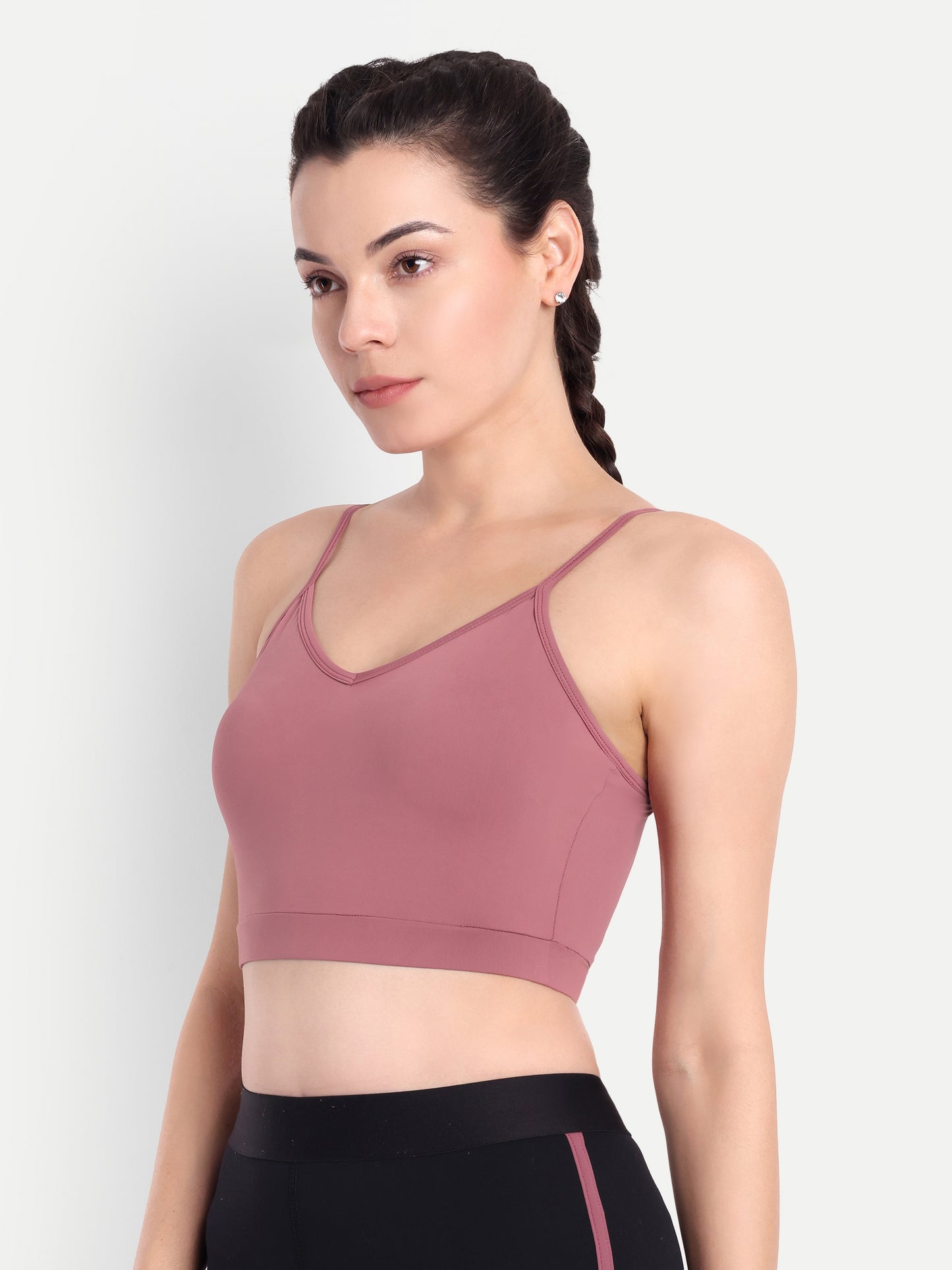 LANA SPORTS BRA IN PINK ROSE