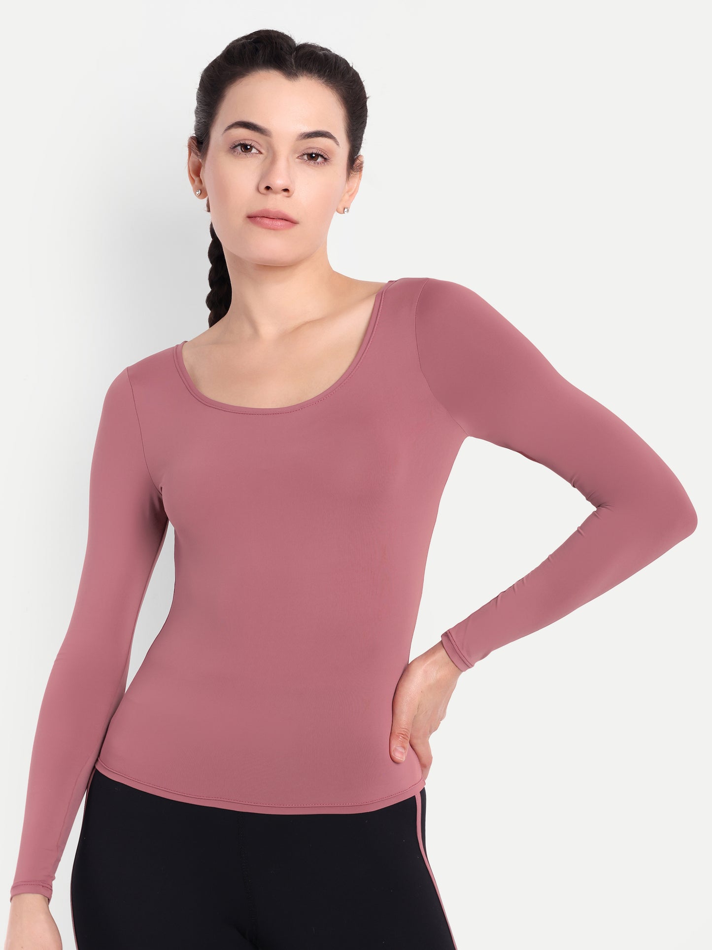 ZOE TOP IN PINK ROSE