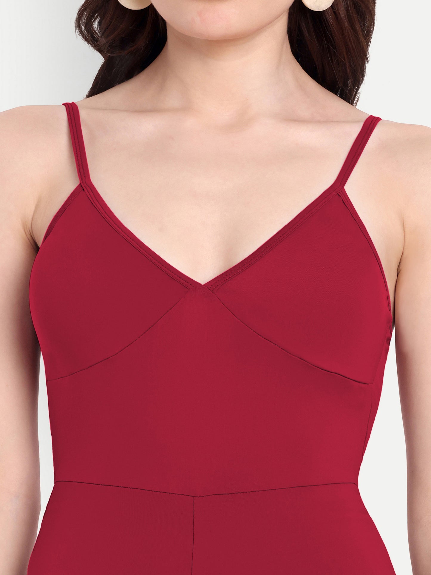 AMELIA BODYSUIT IN SCARLET RED