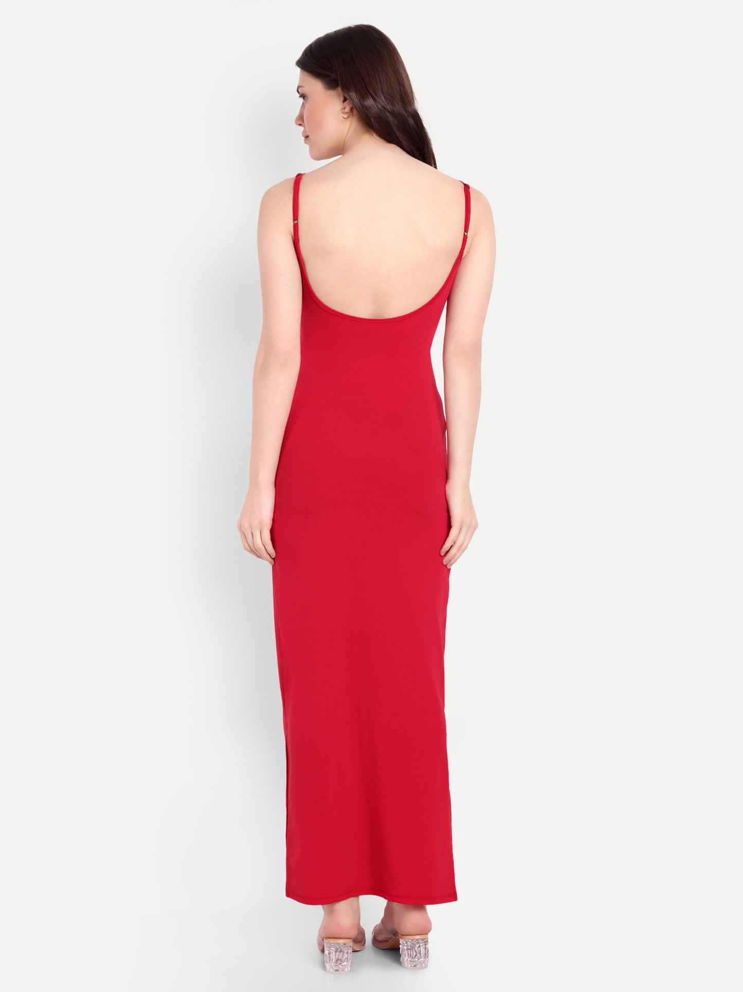 SOPHIA LOUNGE DRESS IN SCARLET RED