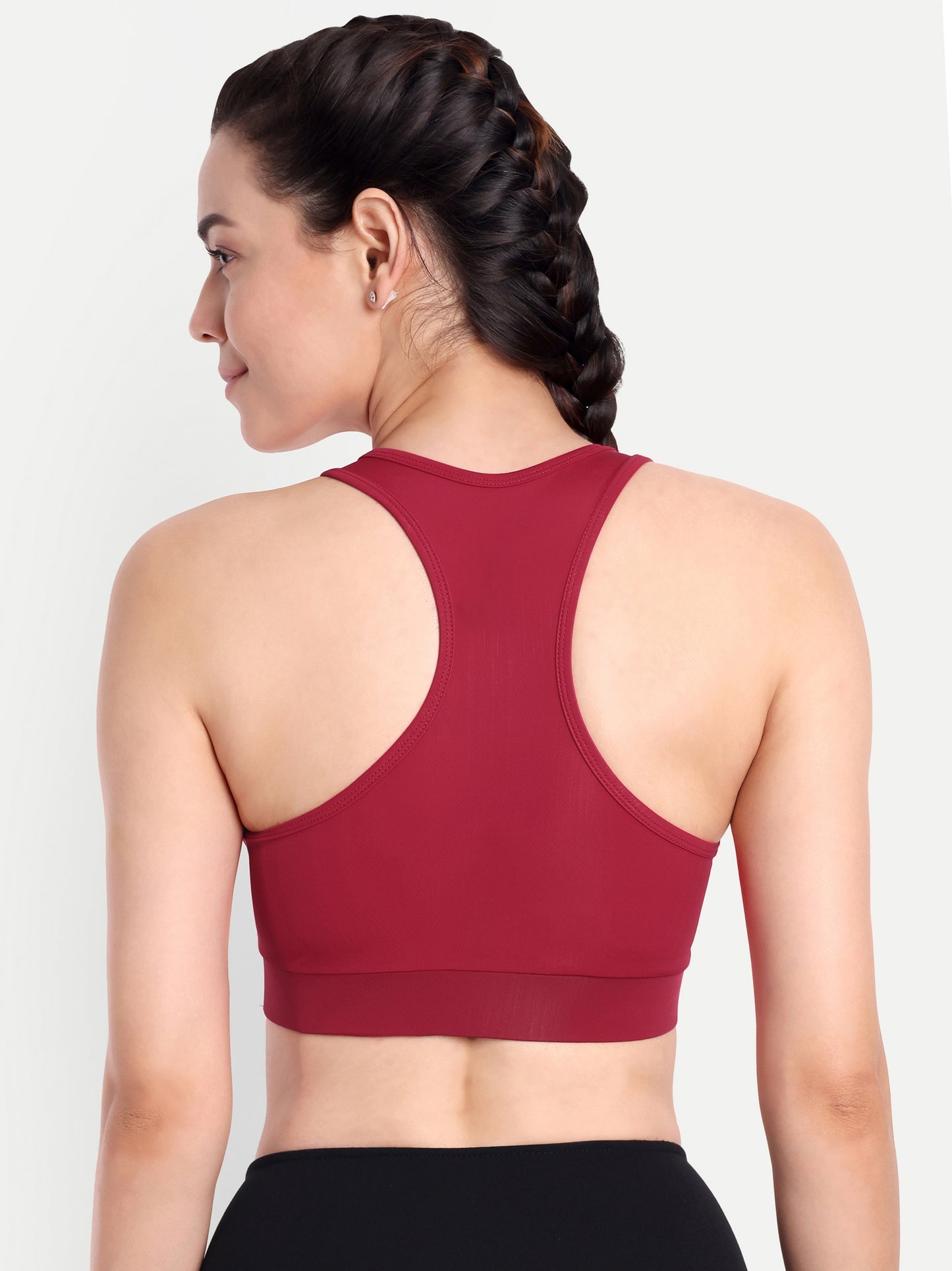 NATALIA SPORTS BRA IN SCARLET RED