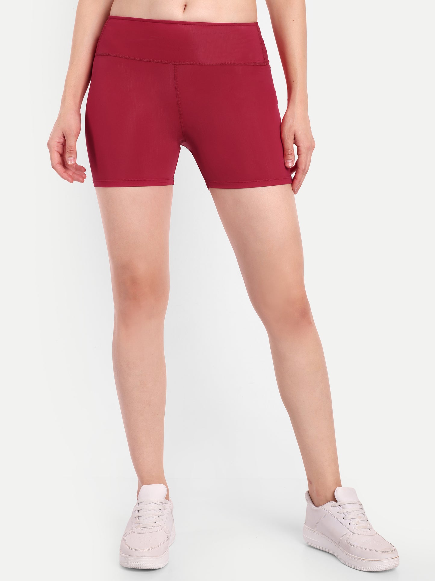 ALICIA SHORTS IN SCARLET RED