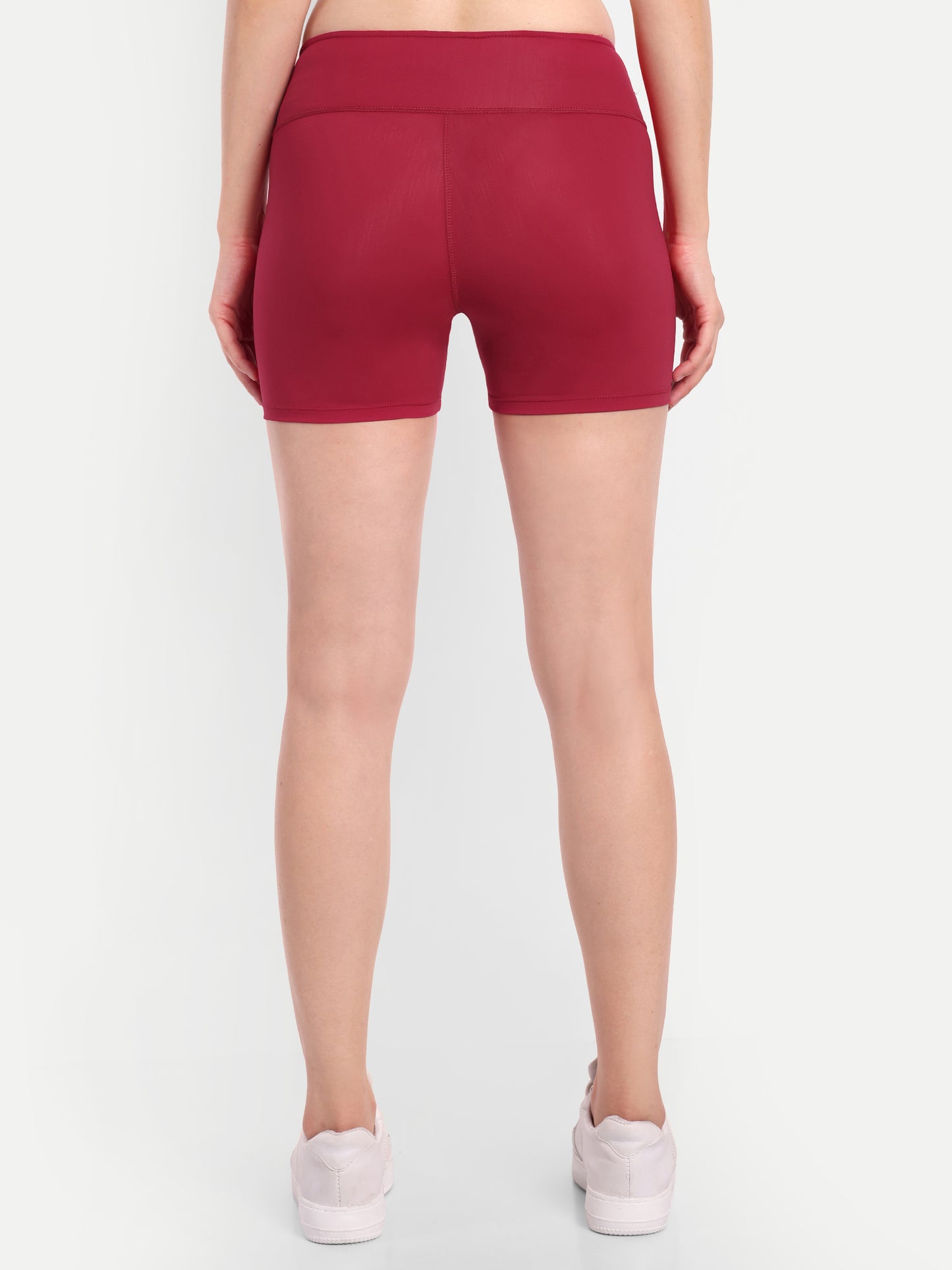 ALICIA SHORTS IN SCARLET RED