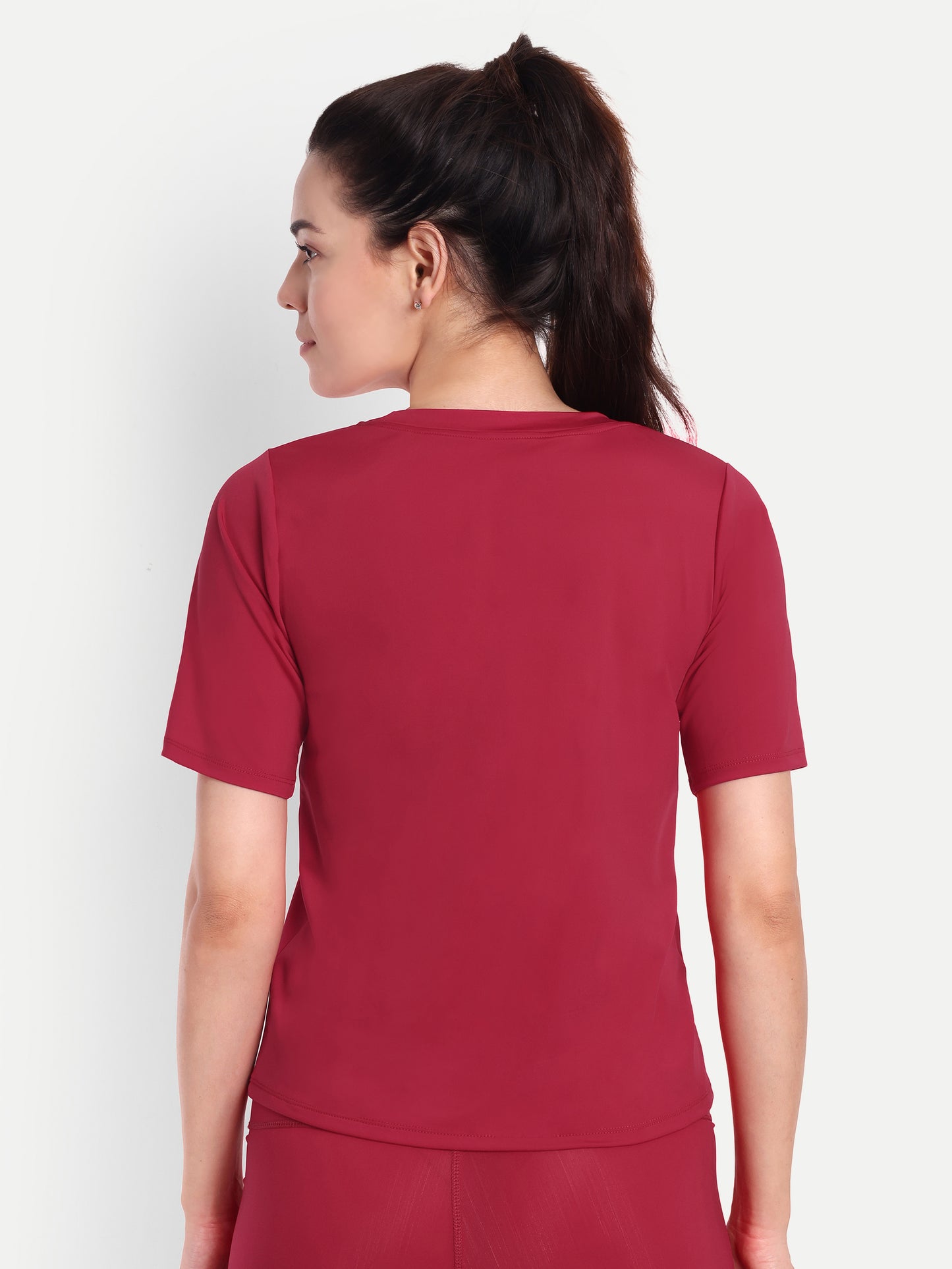 APRIL T-SHIRT IN SCARLET RED