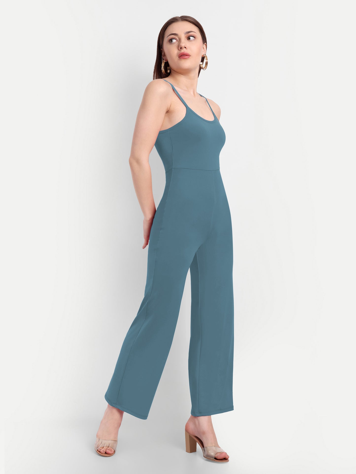 OLIVIA BODYSUIT IN TEAL BLUE